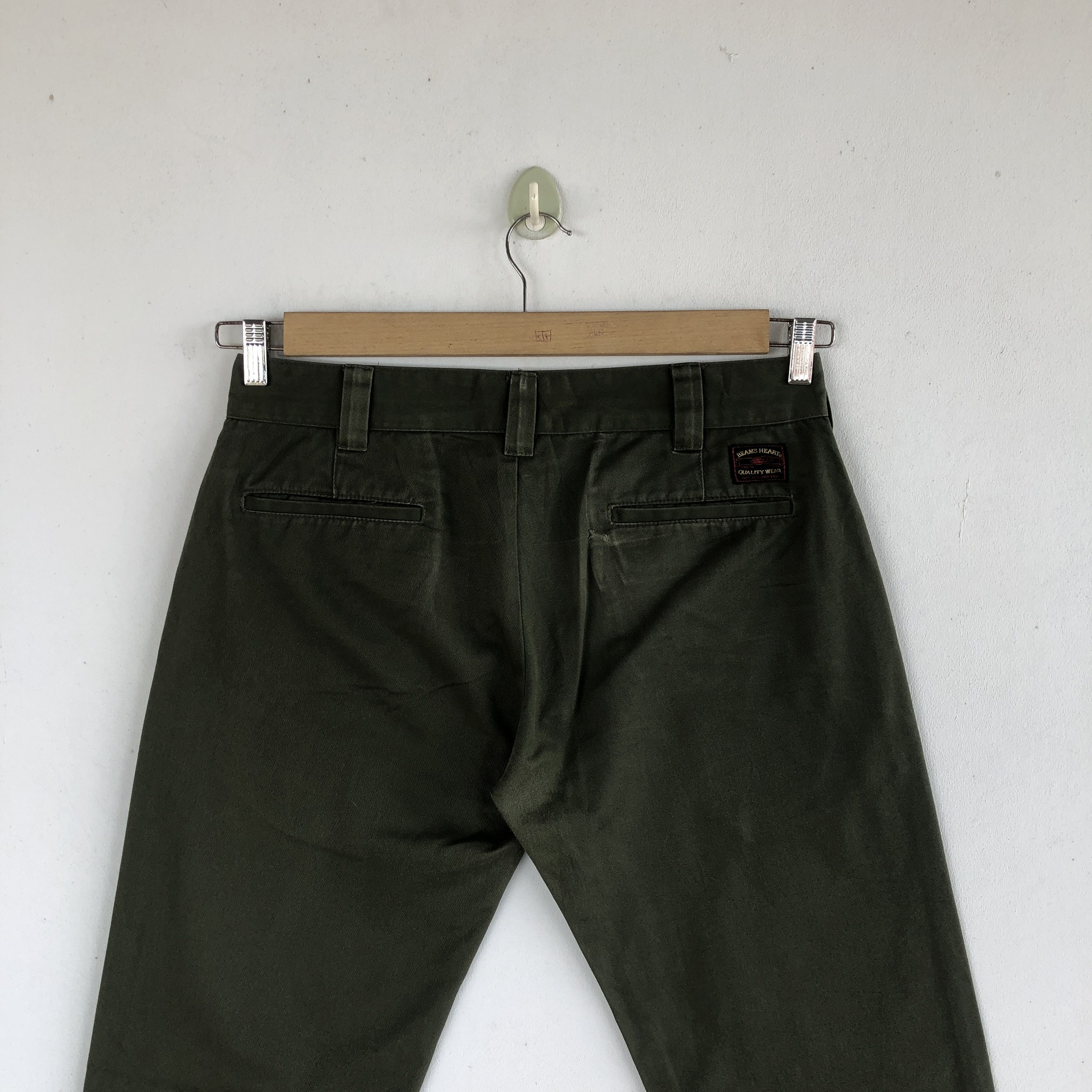 Japanese Brand × Vintage Beams Heart Trousers Pants Fatigue Army Japanese Trousers Size US 34 / EU 50 - 4 Thumbnail