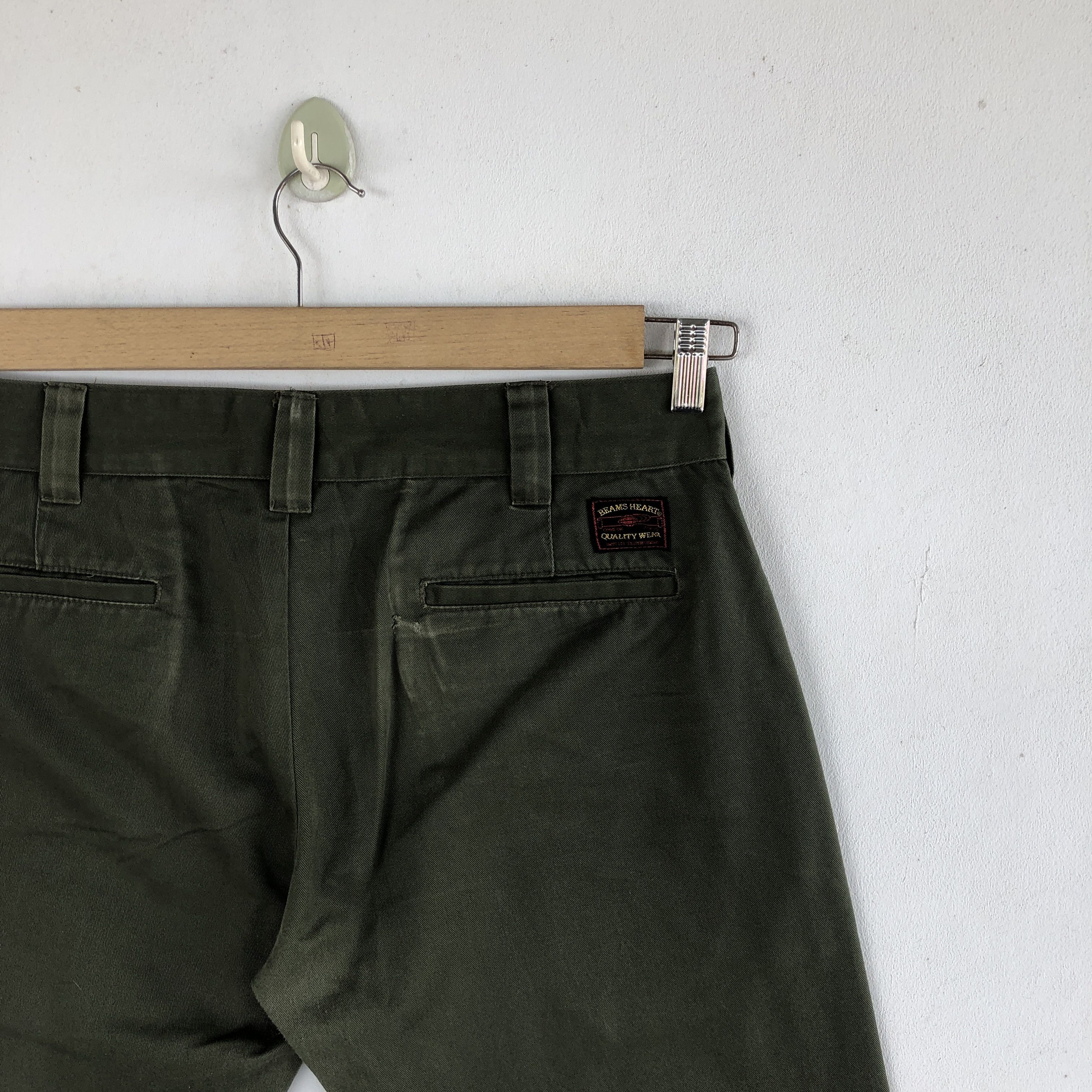 Japanese Brand × Vintage Beams Heart Trousers Pants Fatigue Army Japanese Trousers Size US 34 / EU 50 - 7 Thumbnail