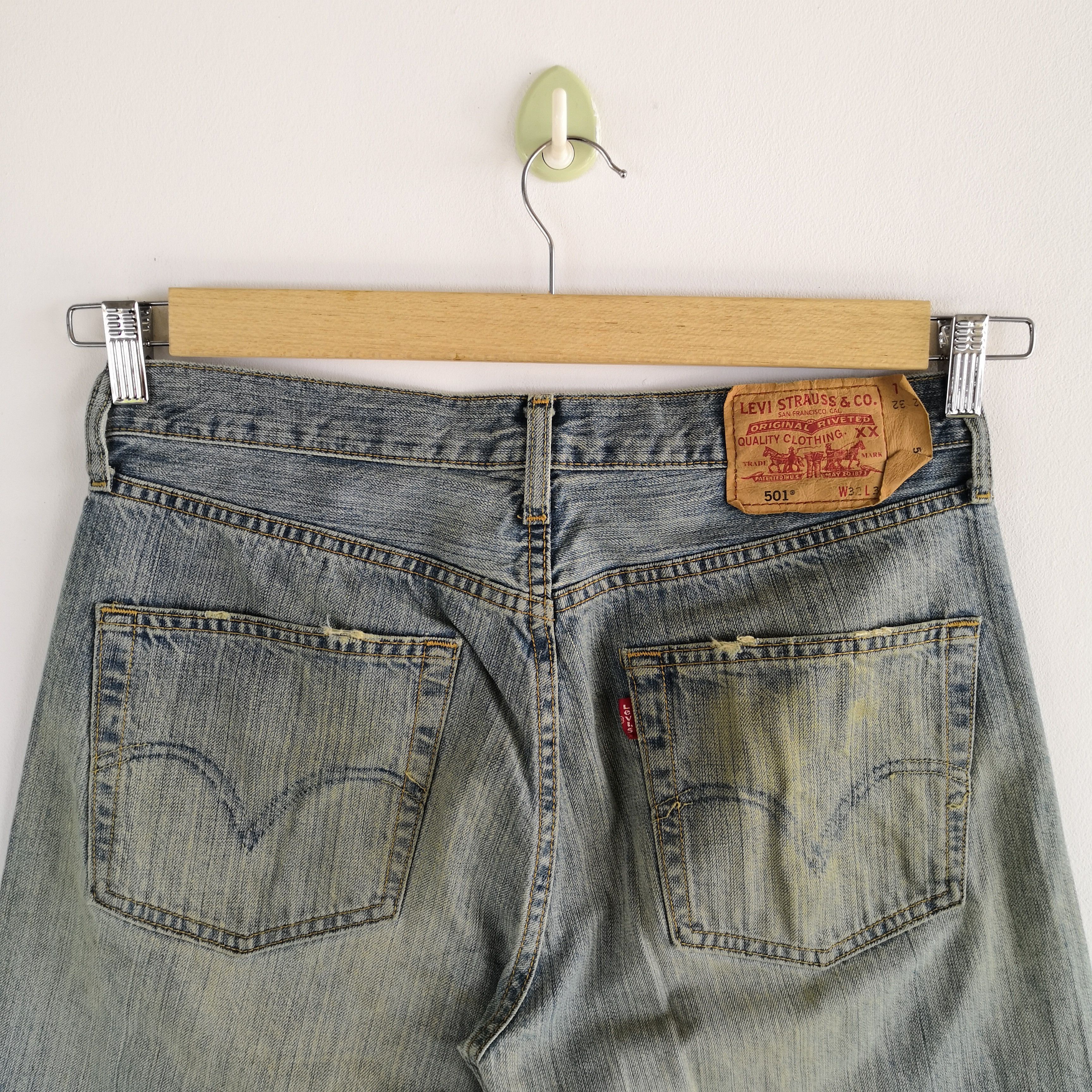 Levi's Vintage Levis 501 Rusty Jeans Levi's 501 Mud Denim Size US 32 / EU 48 - 5 Thumbnail
