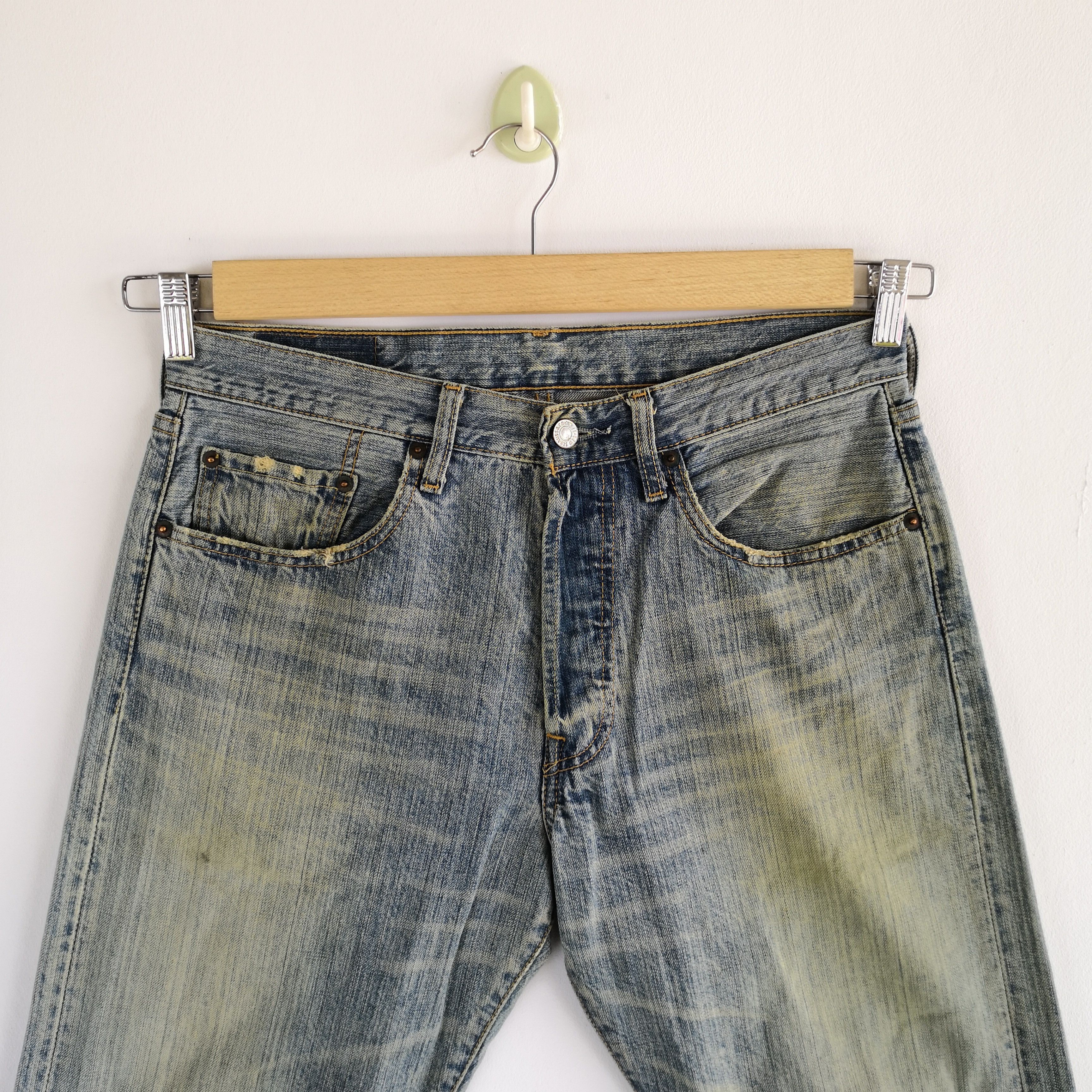 Levi's Vintage Levis 501 Rusty Jeans Levi's 501 Mud Denim Size US 32 / EU 48 - 3 Thumbnail