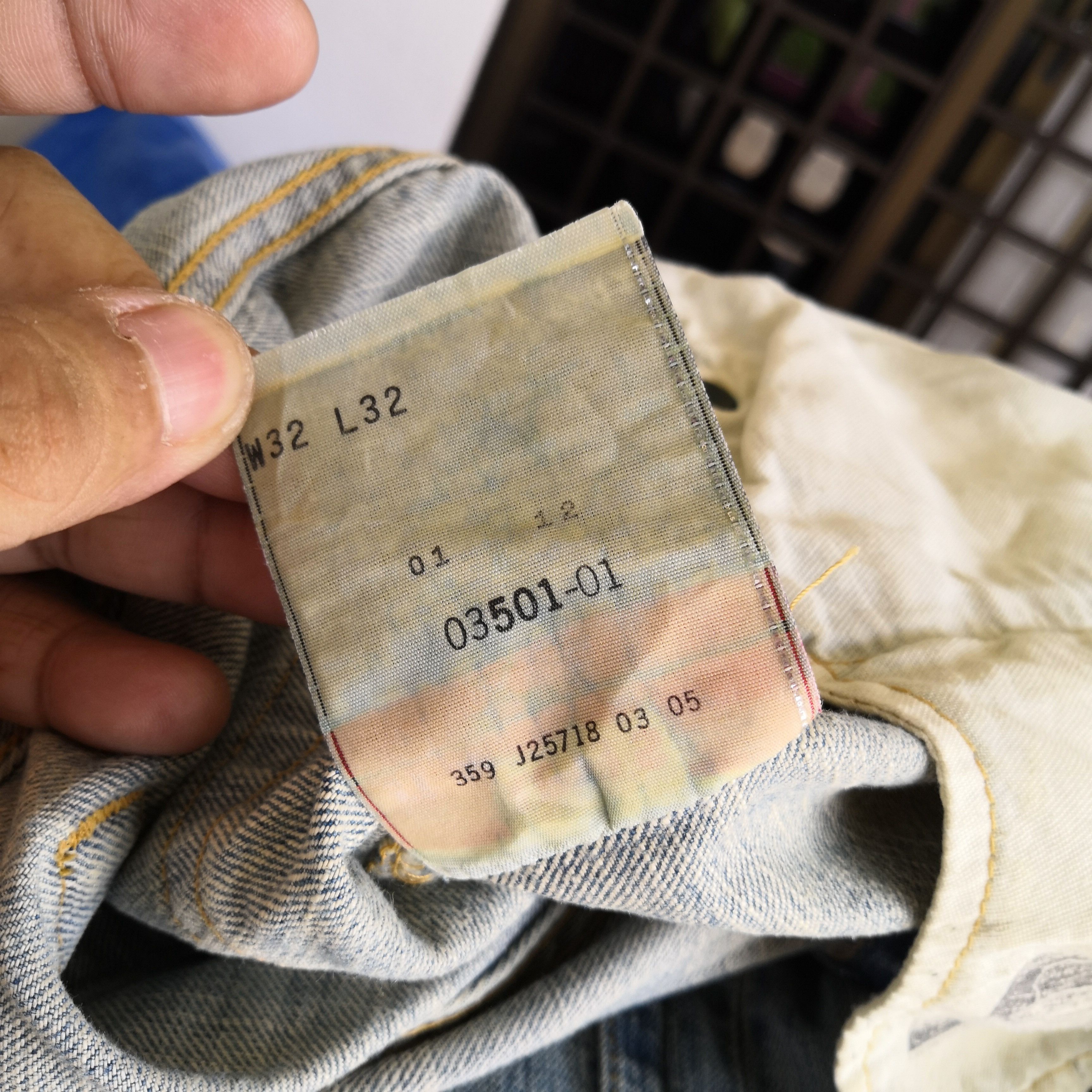 Levi's Vintage Levis 501 Rusty Jeans Levi's 501 Mud Denim Size US 32 / EU 48 - 13 Thumbnail