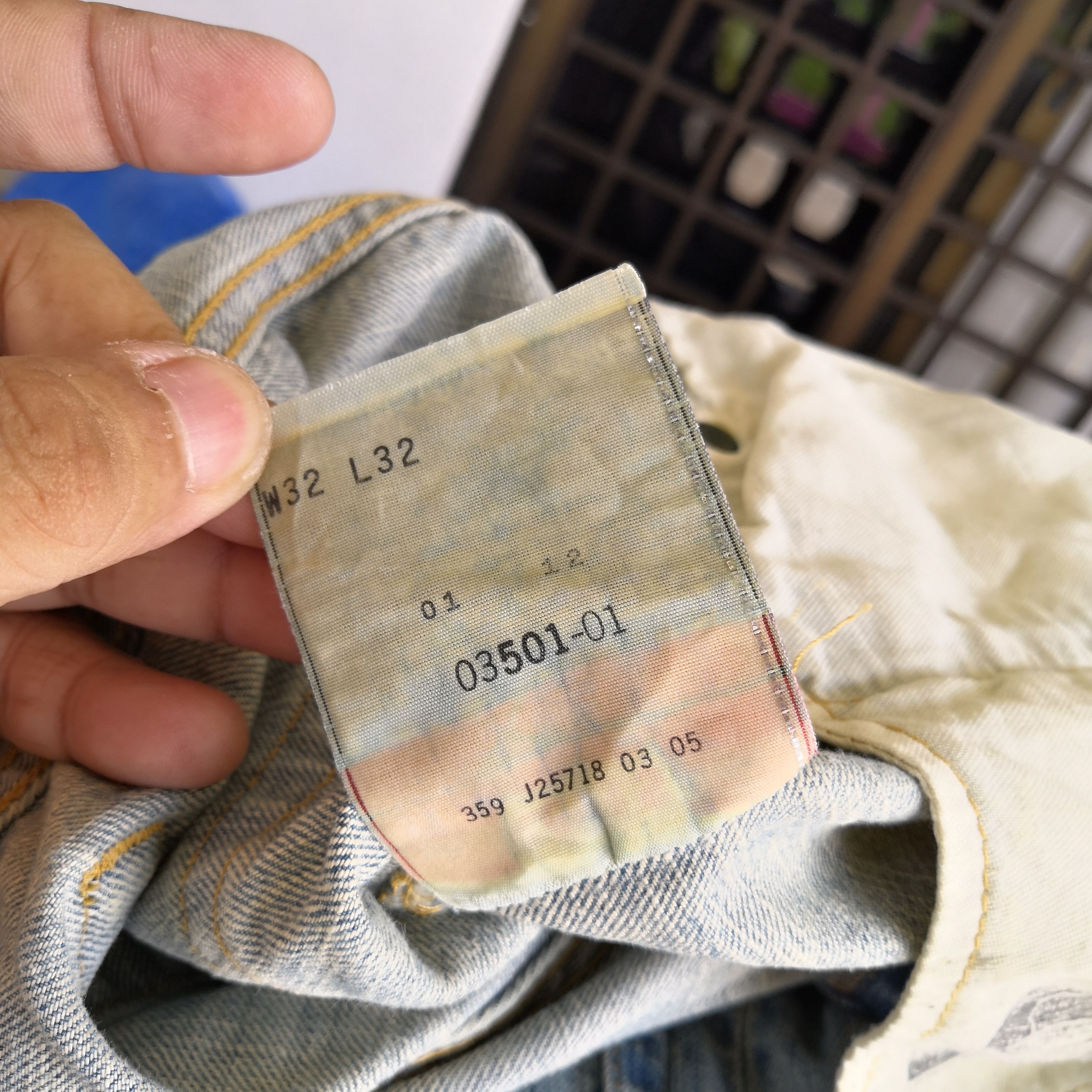 Levi's Vintage Levis 501 Rusty Jeans Levi's 501 Mud Denim Size US 32 / EU 48 - 14 Thumbnail
