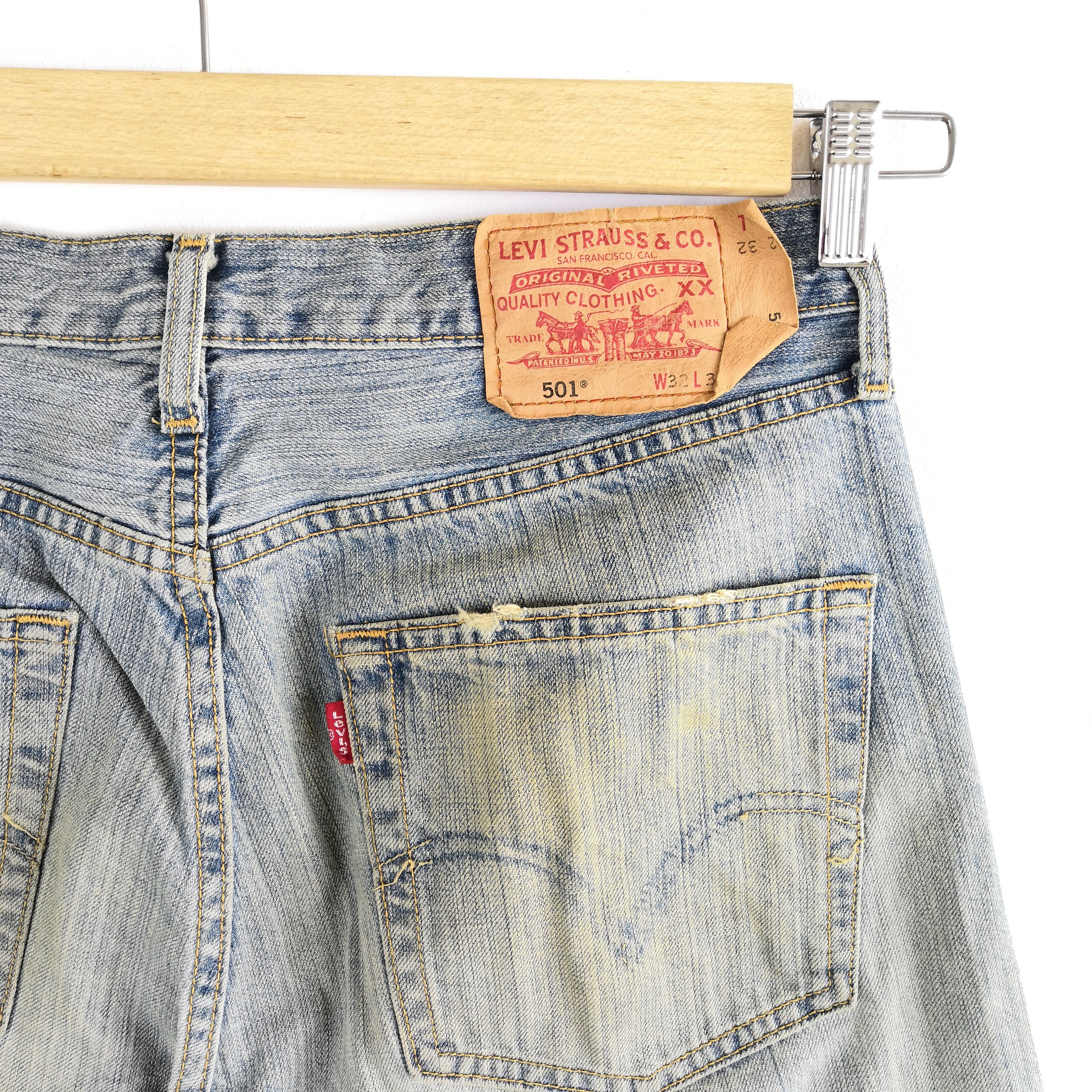 Levi's Vintage Levis 501 Rusty Jeans Levi's 501 Mud Denim Size US 32 / EU 48 - 7 Thumbnail