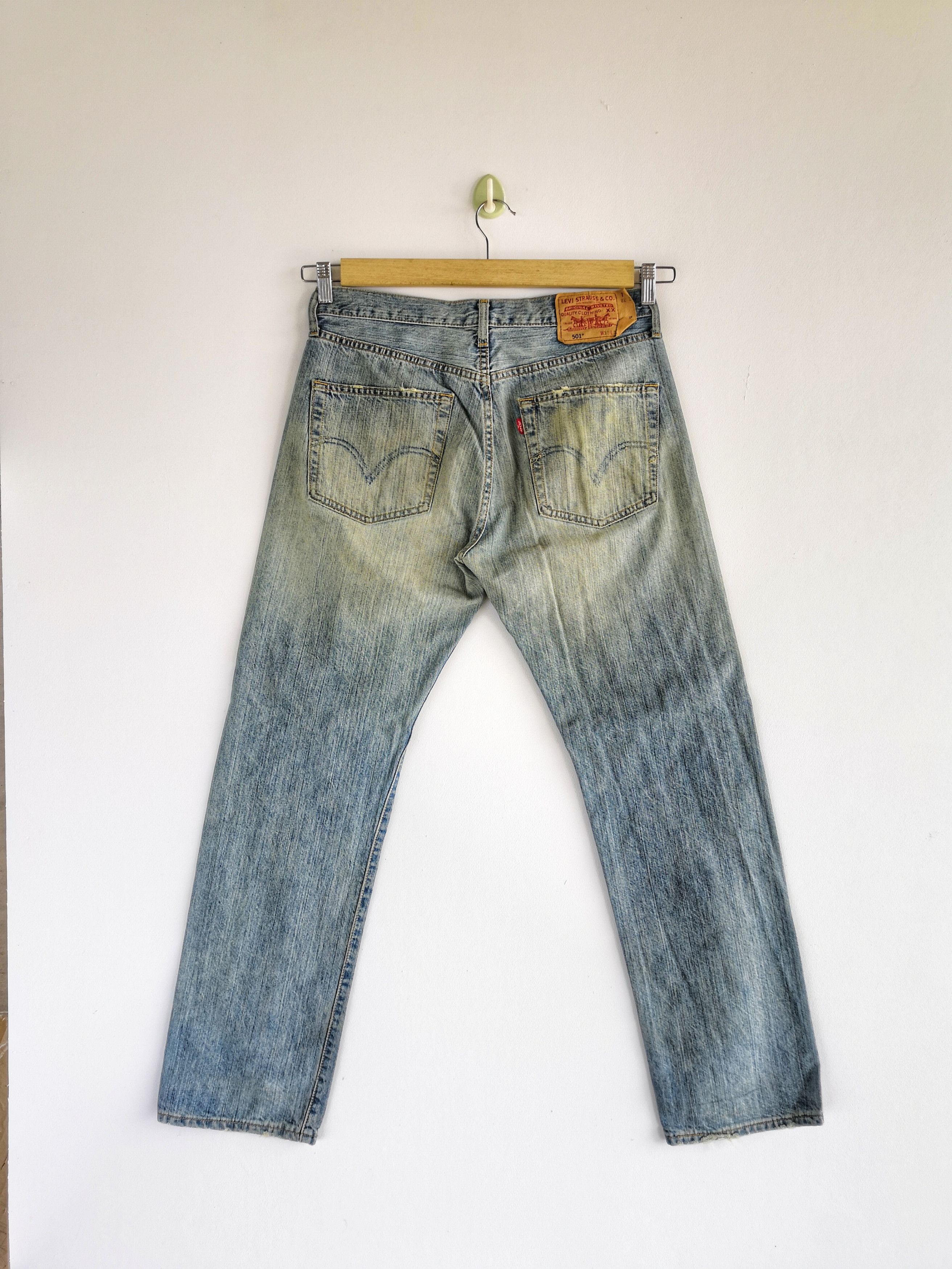 Levi's Vintage Levis 501 Rusty Jeans Levi's 501 Mud Denim Size US 32 / EU 48 - 2 Thumbnail