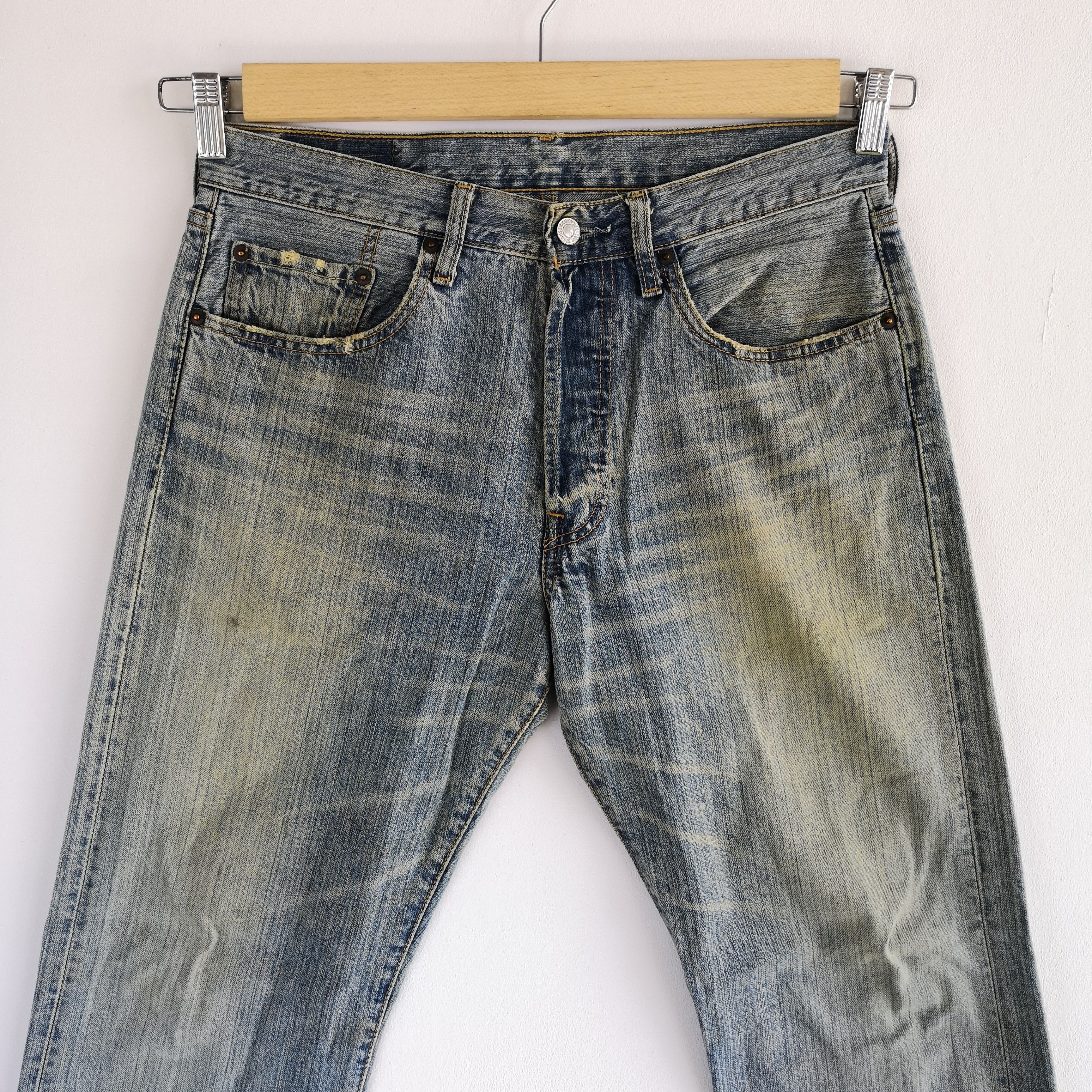 Levi's Vintage Levis 501 Rusty Jeans Levi's 501 Mud Denim Size US 32 / EU 48 - 4 Thumbnail