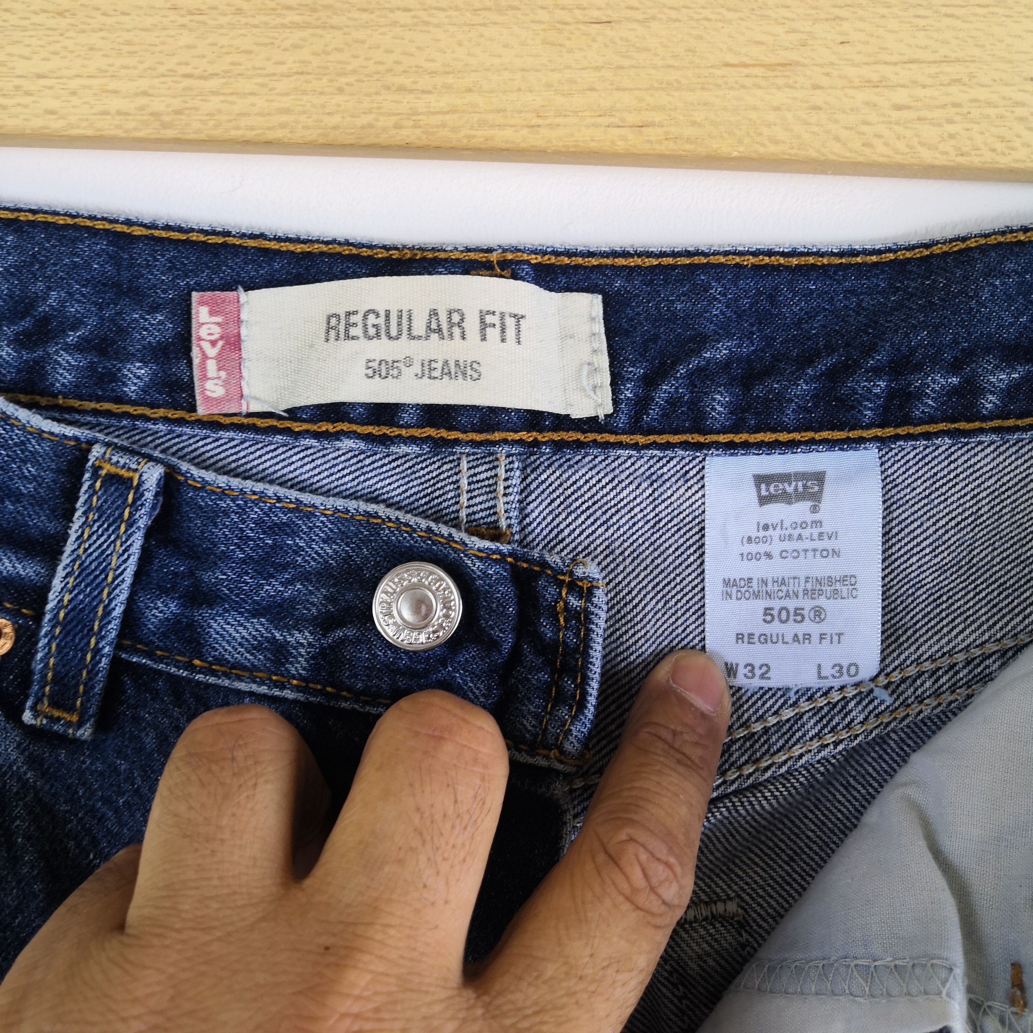 Levi's Vintage Levis Released Hem Jeans Levi's 505 Ripped Denim Size 28" / US 6 / IT 42 - 12 Thumbnail