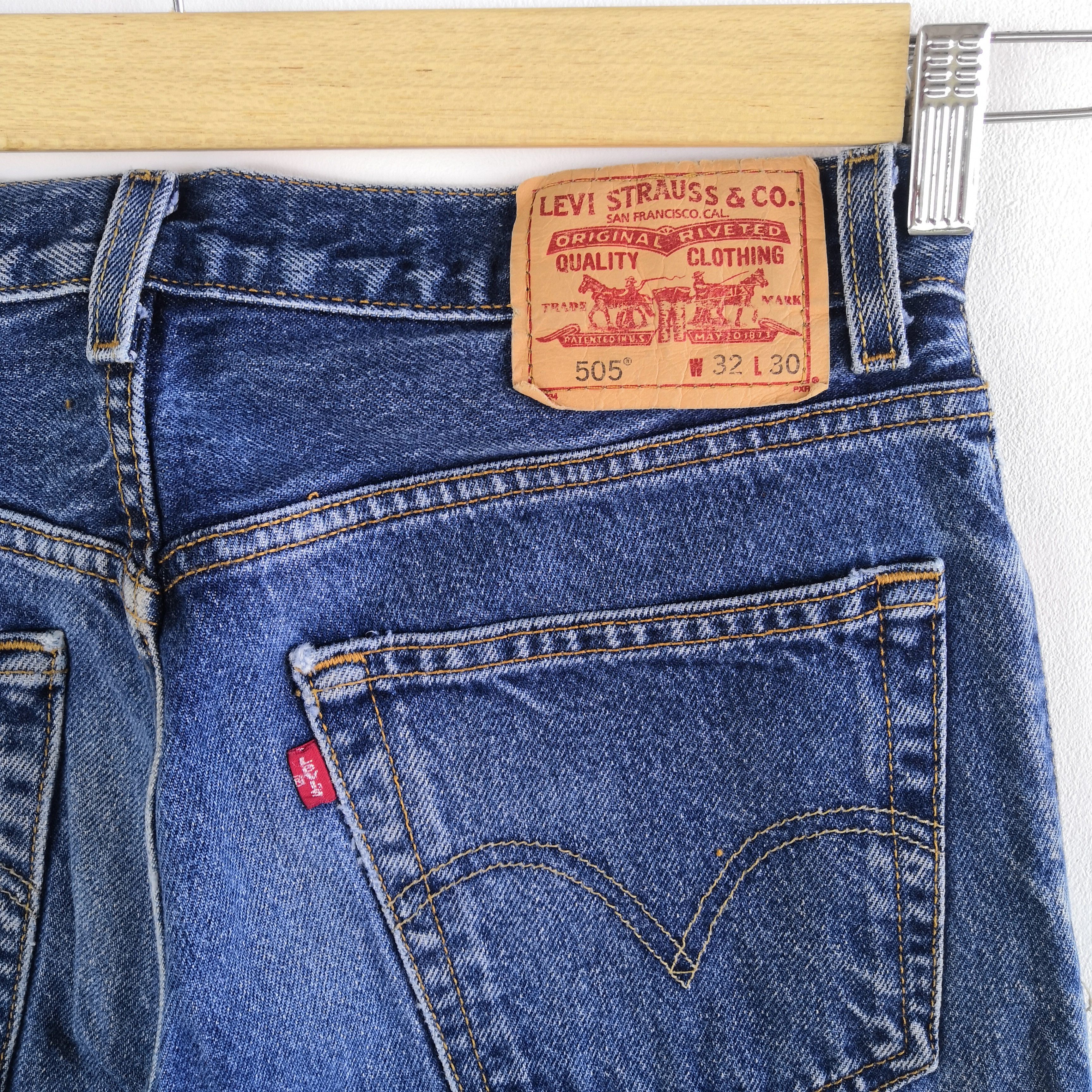 Levi's Vintage Levis Released Hem Jeans Levi's 505 Ripped Denim Size 28" / US 6 / IT 42 - 8 Thumbnail