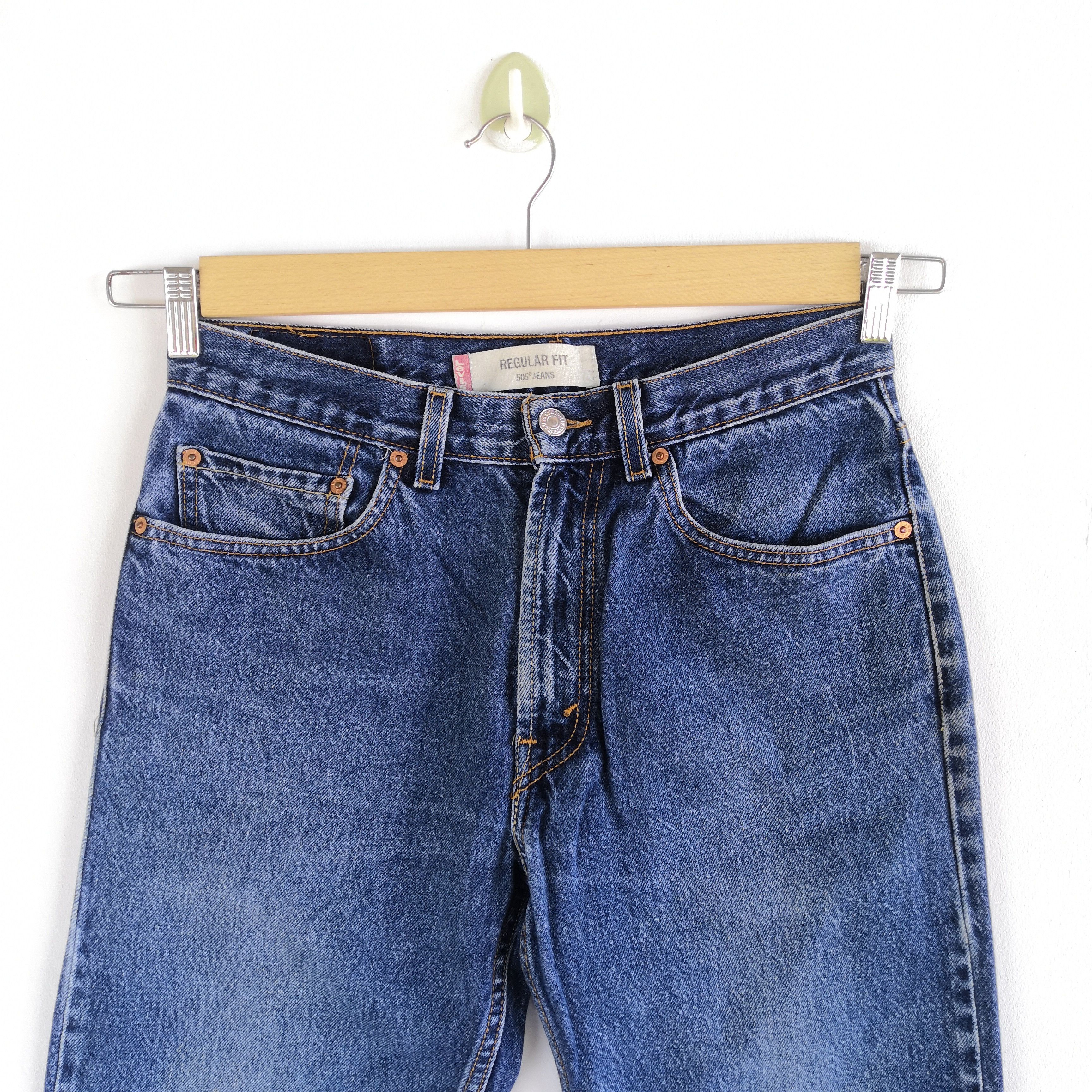 Levi's Vintage Levis Released Hem Jeans Levi's 505 Ripped Denim Size 28" / US 6 / IT 42 - 4 Thumbnail