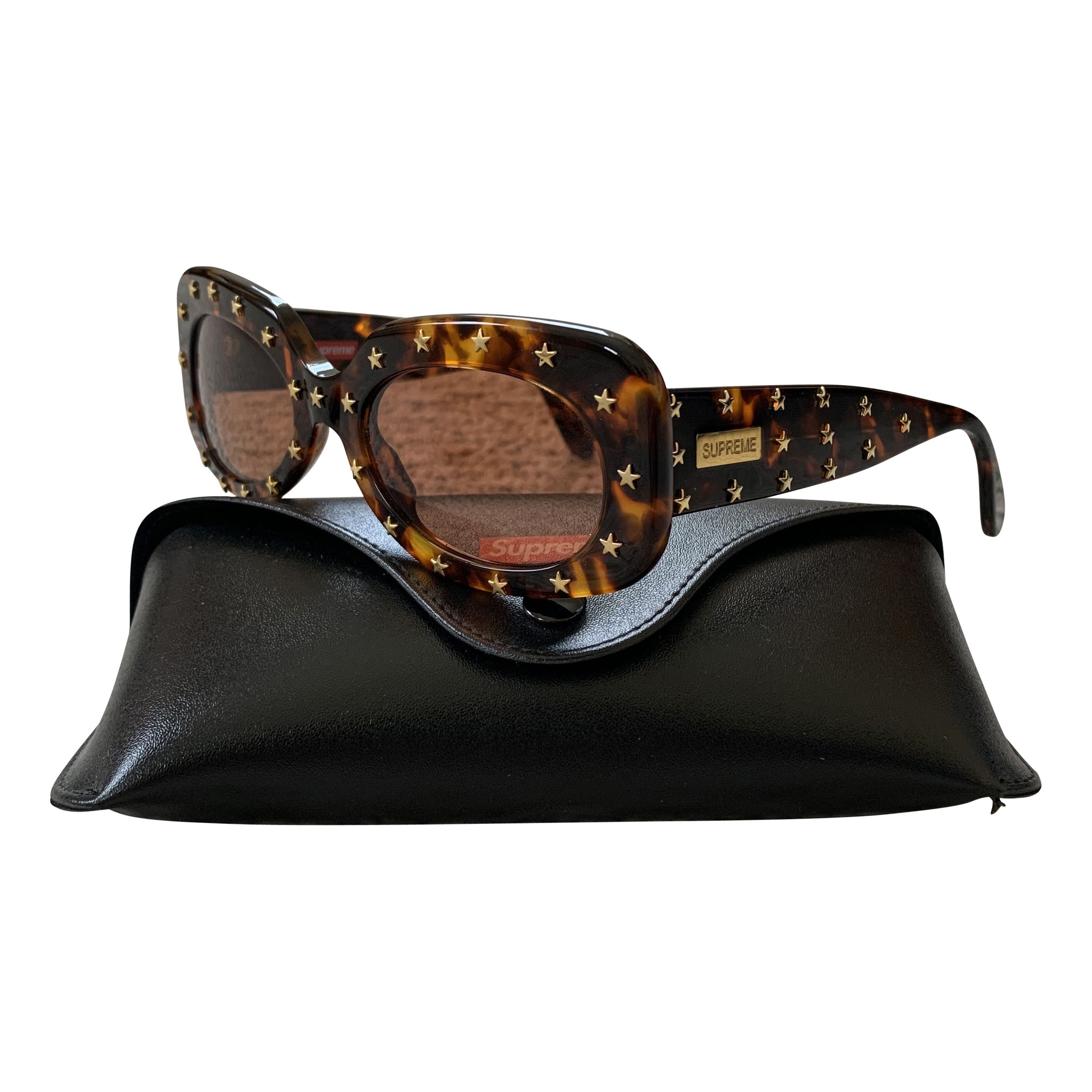 Louis Vuitton Supreme Collaboration Tortoiseshell Sunglasses
