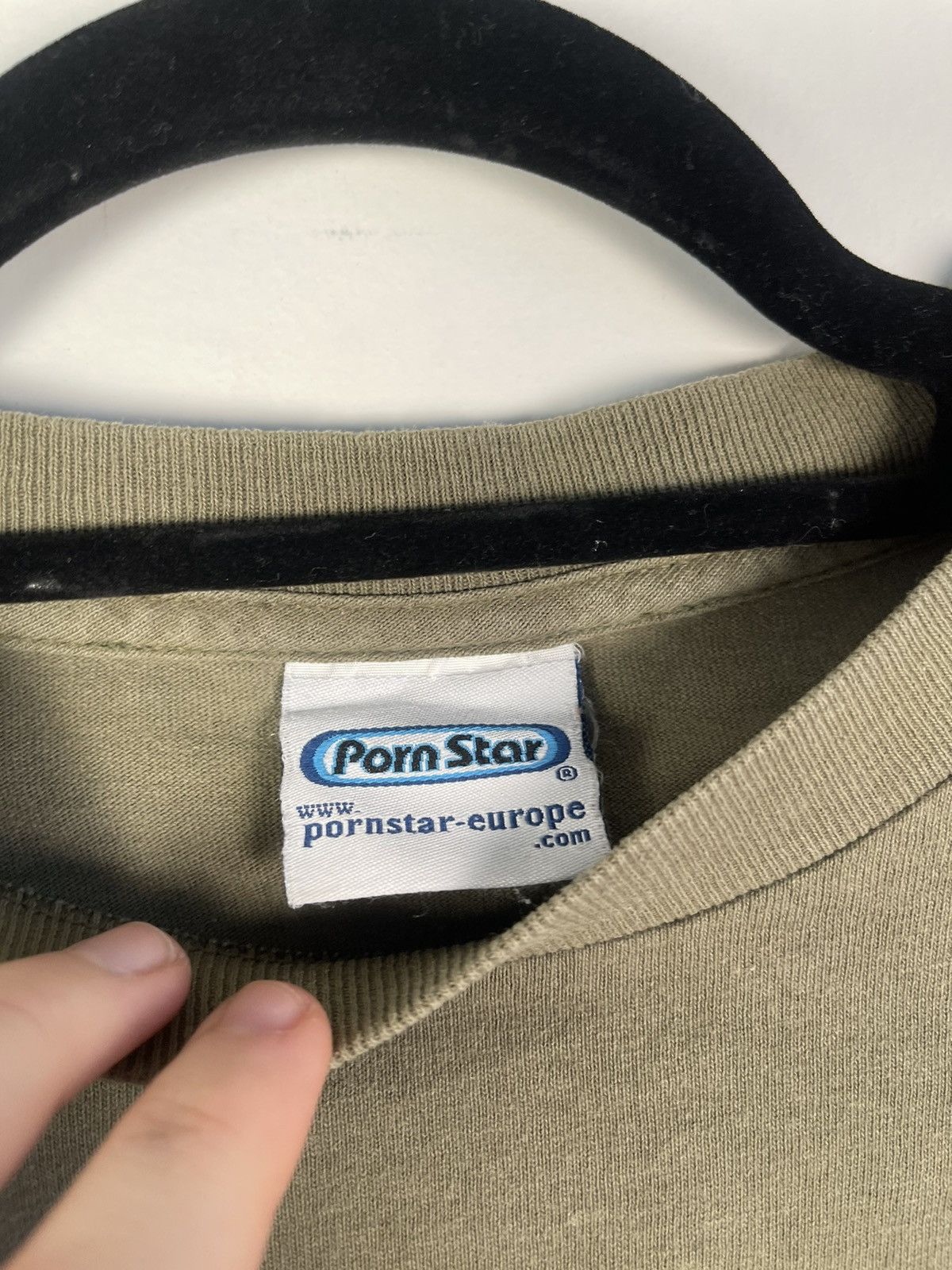Hook-Ups 🚭VINTAGE GRAIL🚭 Porn Star Long Sleeve logo shirt green M L Size US M / EU 48-50 / 2 - 2 Thumbnail