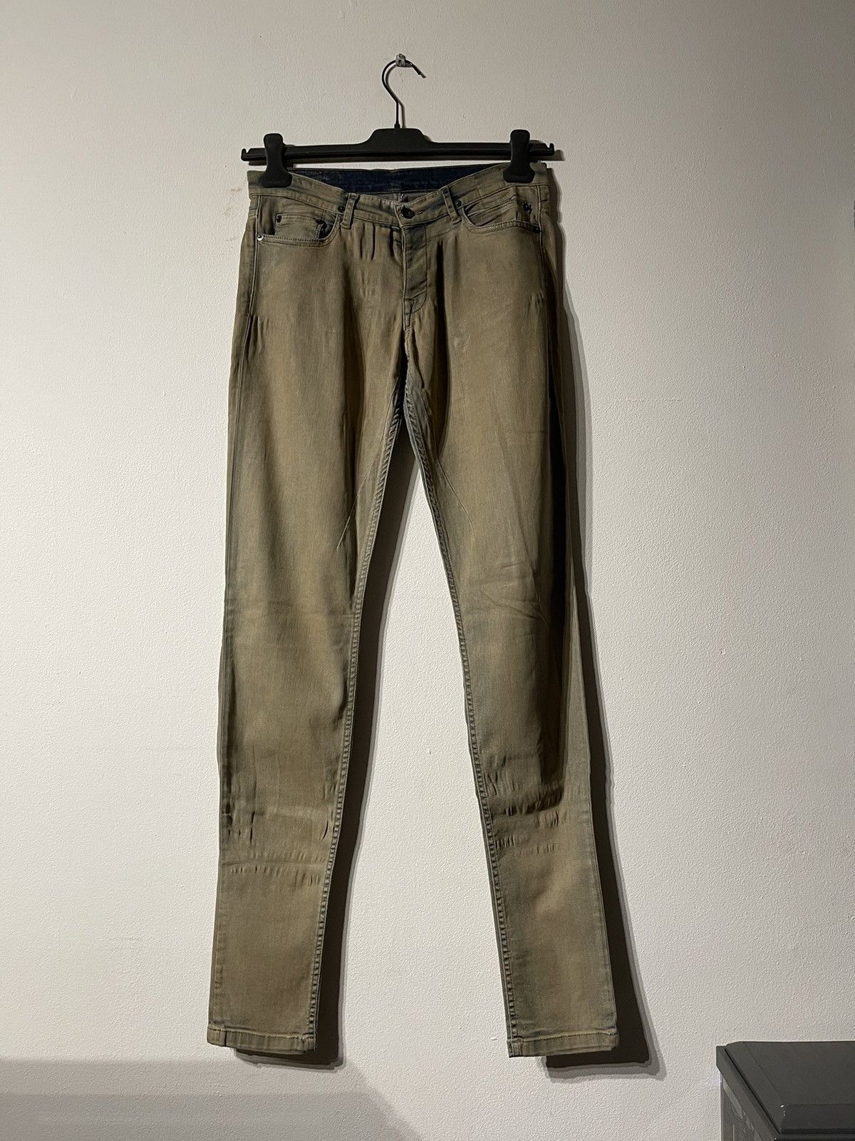 Rick Owens × Rick Owens Drkshdw Rick Owens Drkshdw Detroit Cut Parchment Denim Size US 28 / EU 44 - 1 Thumbnail