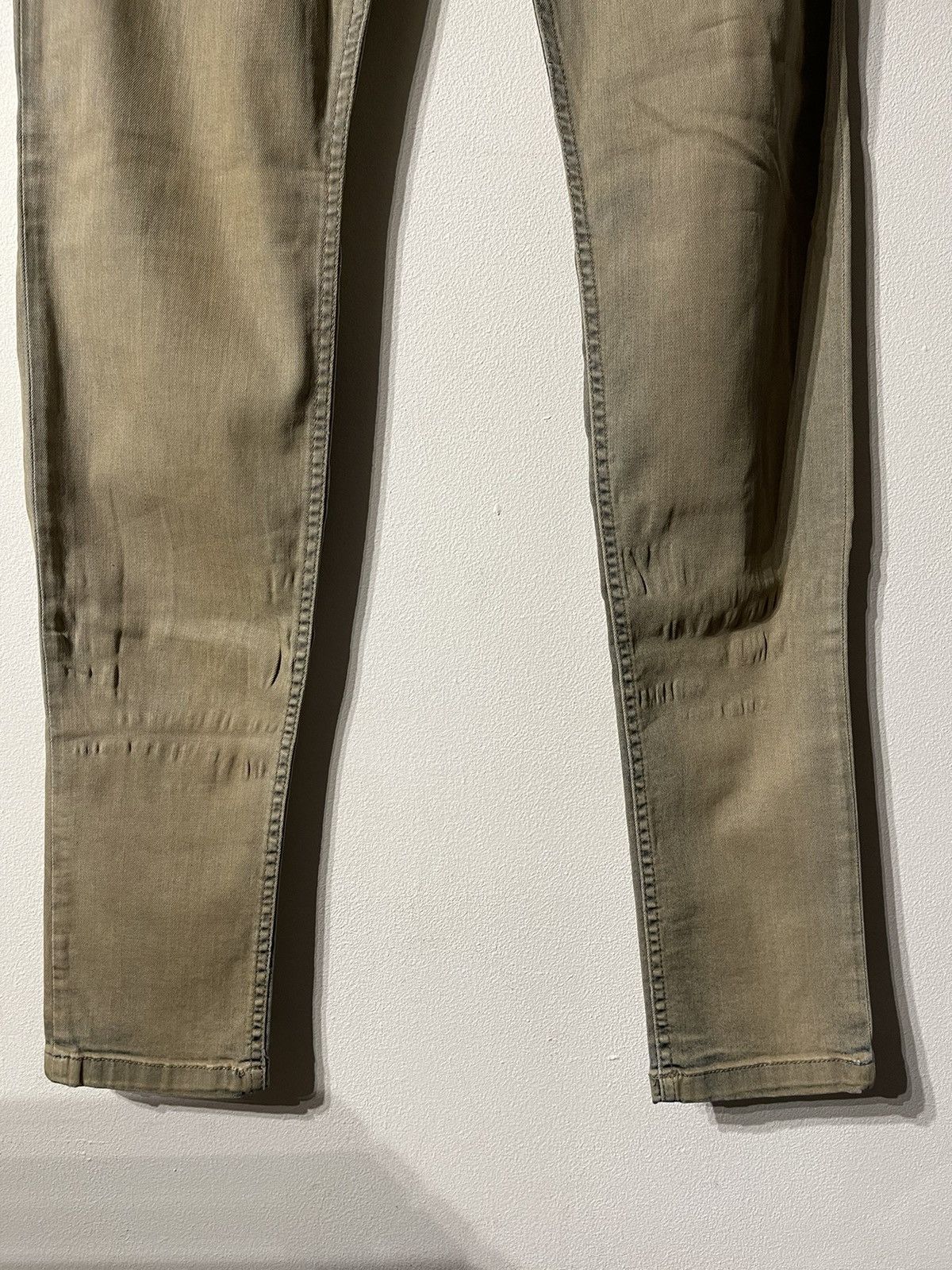 Rick Owens × Rick Owens Drkshdw Rick Owens Drkshdw Detroit Cut Parchment Denim Size US 28 / EU 44 - 3 Thumbnail
