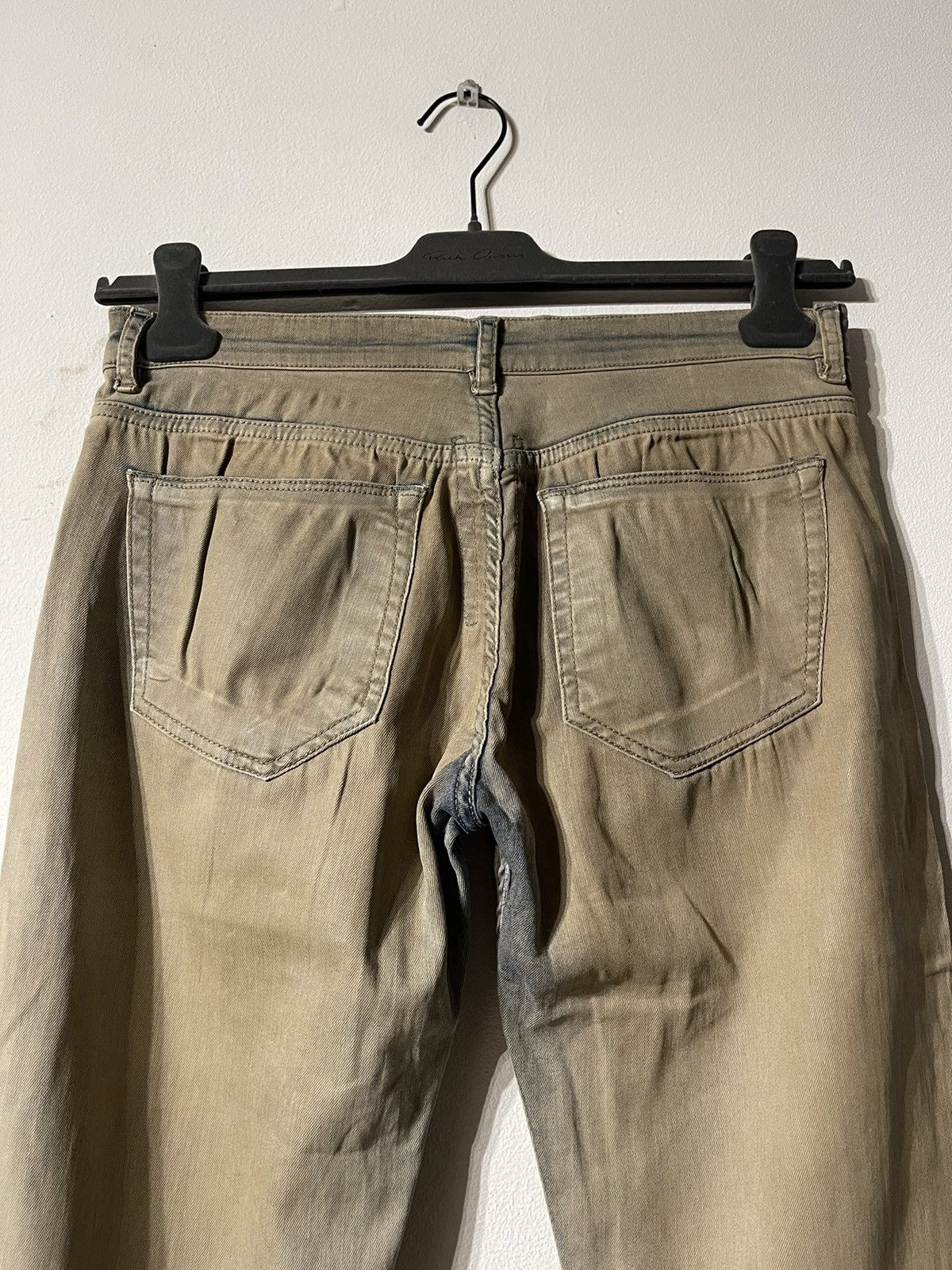 Rick Owens × Rick Owens Drkshdw Rick Owens Drkshdw Detroit Cut Parchment Denim Size US 28 / EU 44 - 8 Thumbnail