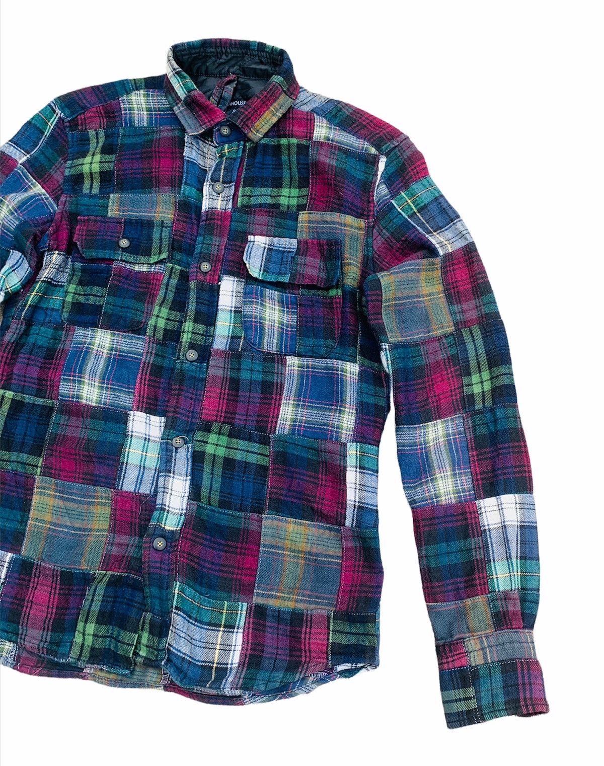ABAHOUSE × Japanese Brand ABAHOUSE JAPAN PATCHWORK FLANNEL Size US S / EU 44-46 / 1 - 2 Thumbnail