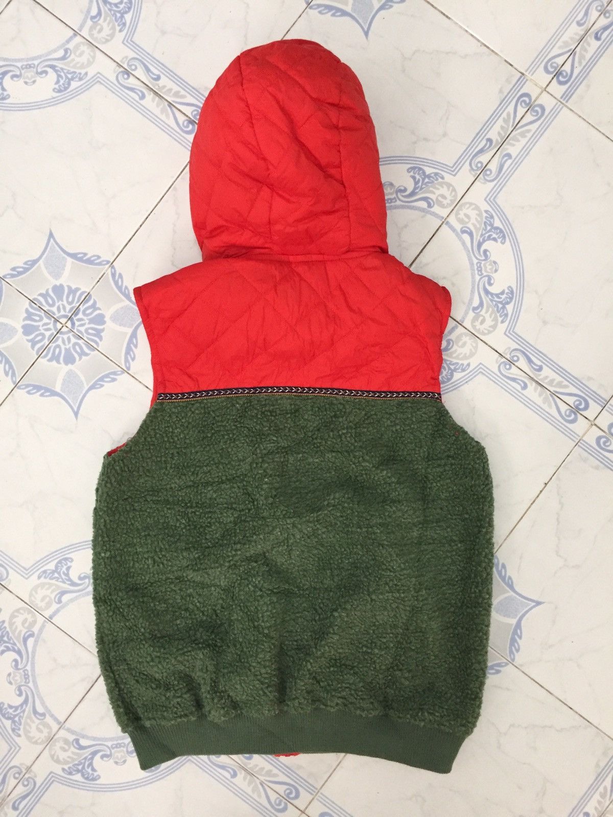 Japanese Brand Titicaca Hybrid Fleece & Quilted Vest Hoodie Size US M / EU 48-50 / 2 - 8 Thumbnail