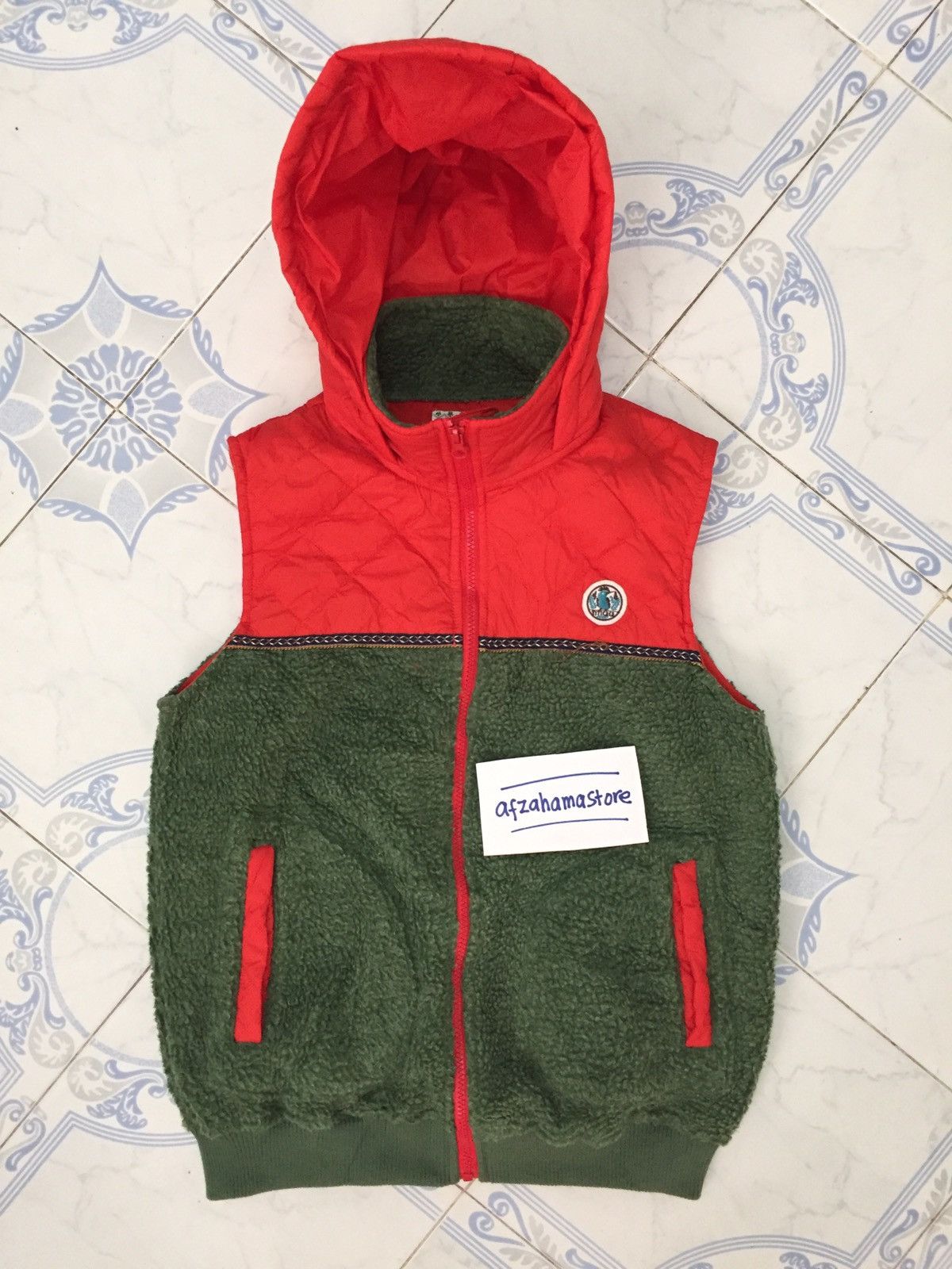 Japanese Brand Titicaca Hybrid Fleece & Quilted Vest Hoodie Size US M / EU 48-50 / 2 - 2 Thumbnail