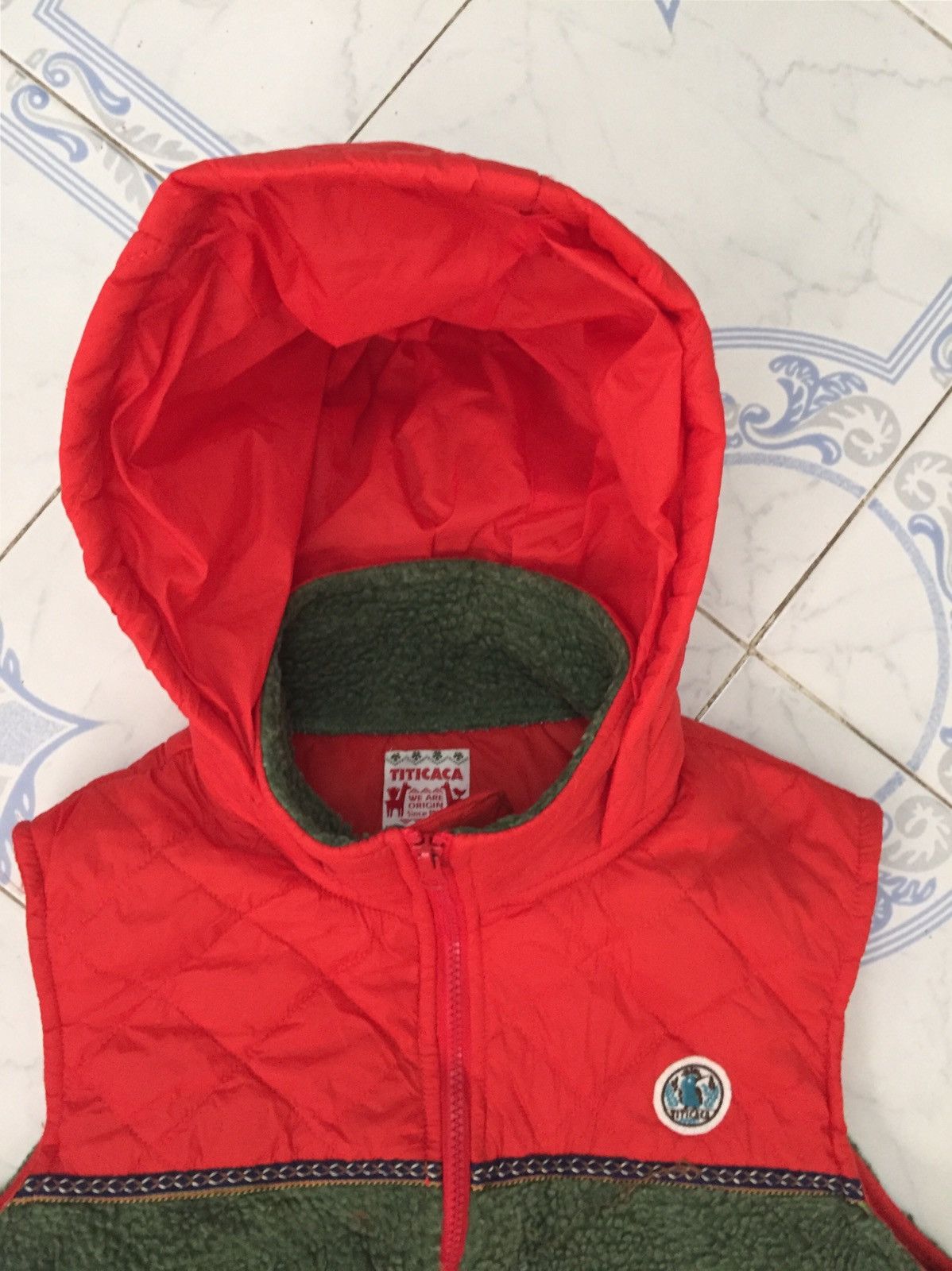 Japanese Brand Titicaca Hybrid Fleece & Quilted Vest Hoodie Size US M / EU 48-50 / 2 - 7 Thumbnail