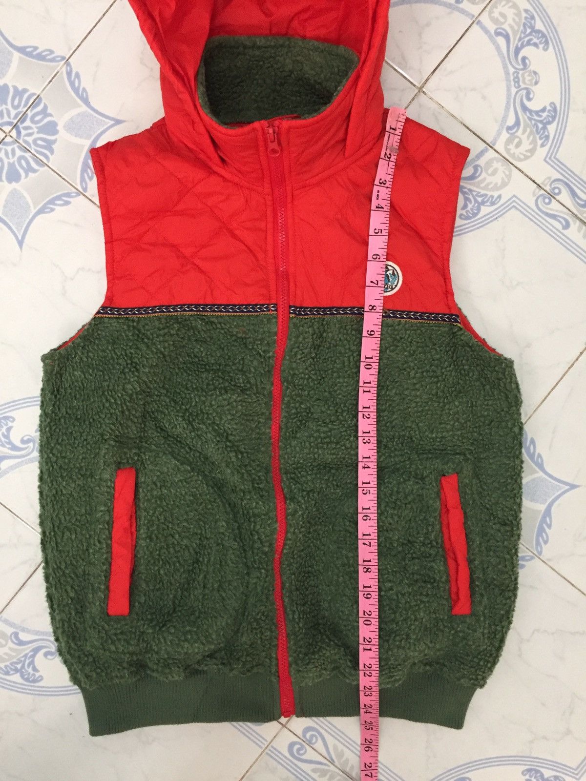 Japanese Brand Titicaca Hybrid Fleece & Quilted Vest Hoodie Size US M / EU 48-50 / 2 - 17 Thumbnail