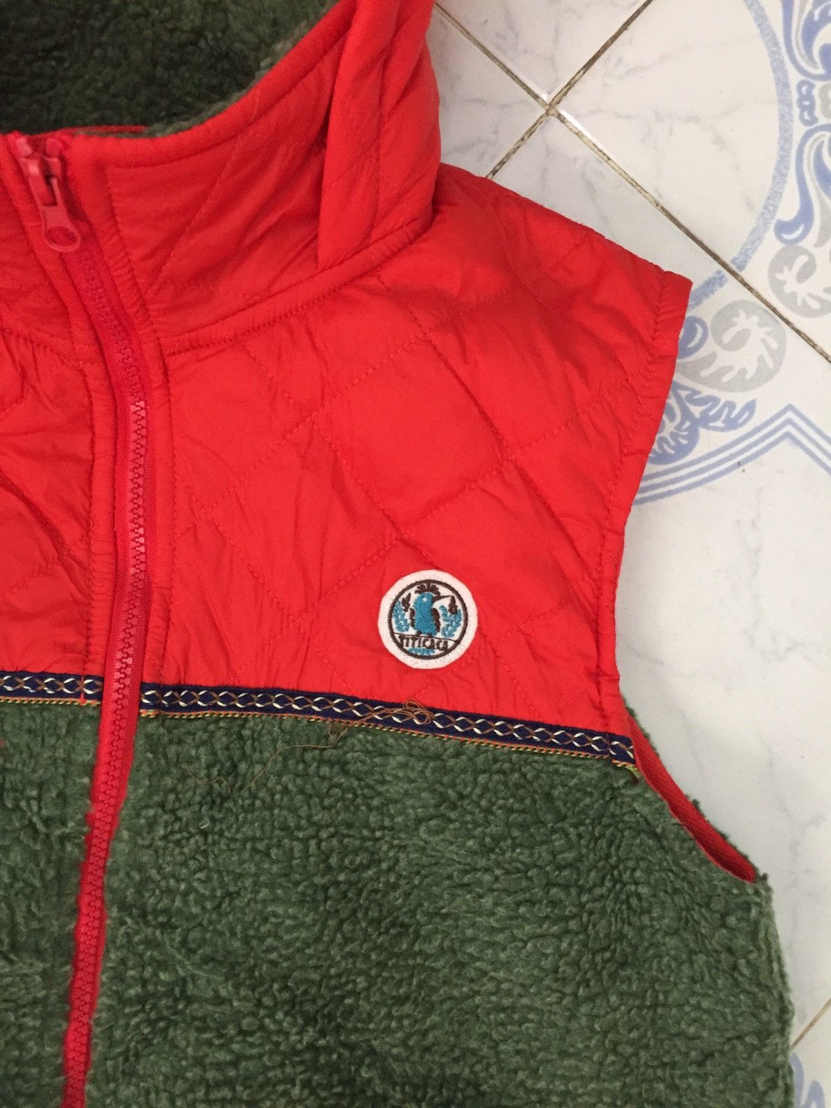 Japanese Brand Titicaca Hybrid Fleece & Quilted Vest Hoodie Size US M / EU 48-50 / 2 - 5 Thumbnail