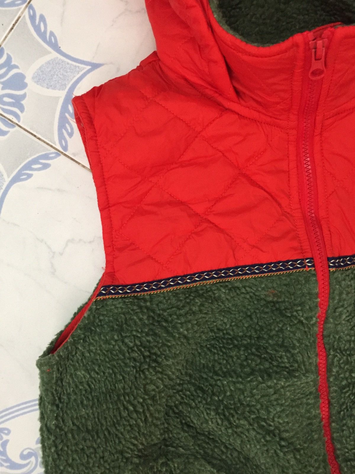 Japanese Brand Titicaca Hybrid Fleece & Quilted Vest Hoodie Size US M / EU 48-50 / 2 - 6 Thumbnail
