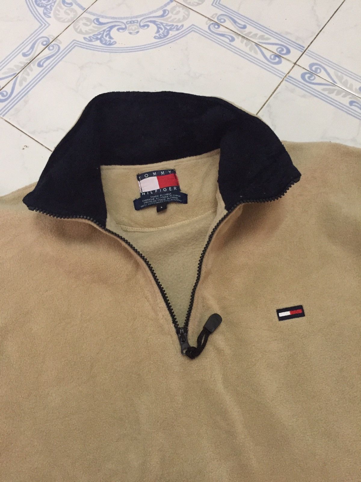 Tommy Hilfiger Tommy Hilfiger Half Zip Fleece Sweater Size US L / EU 52-54 / 3 - 9 Thumbnail