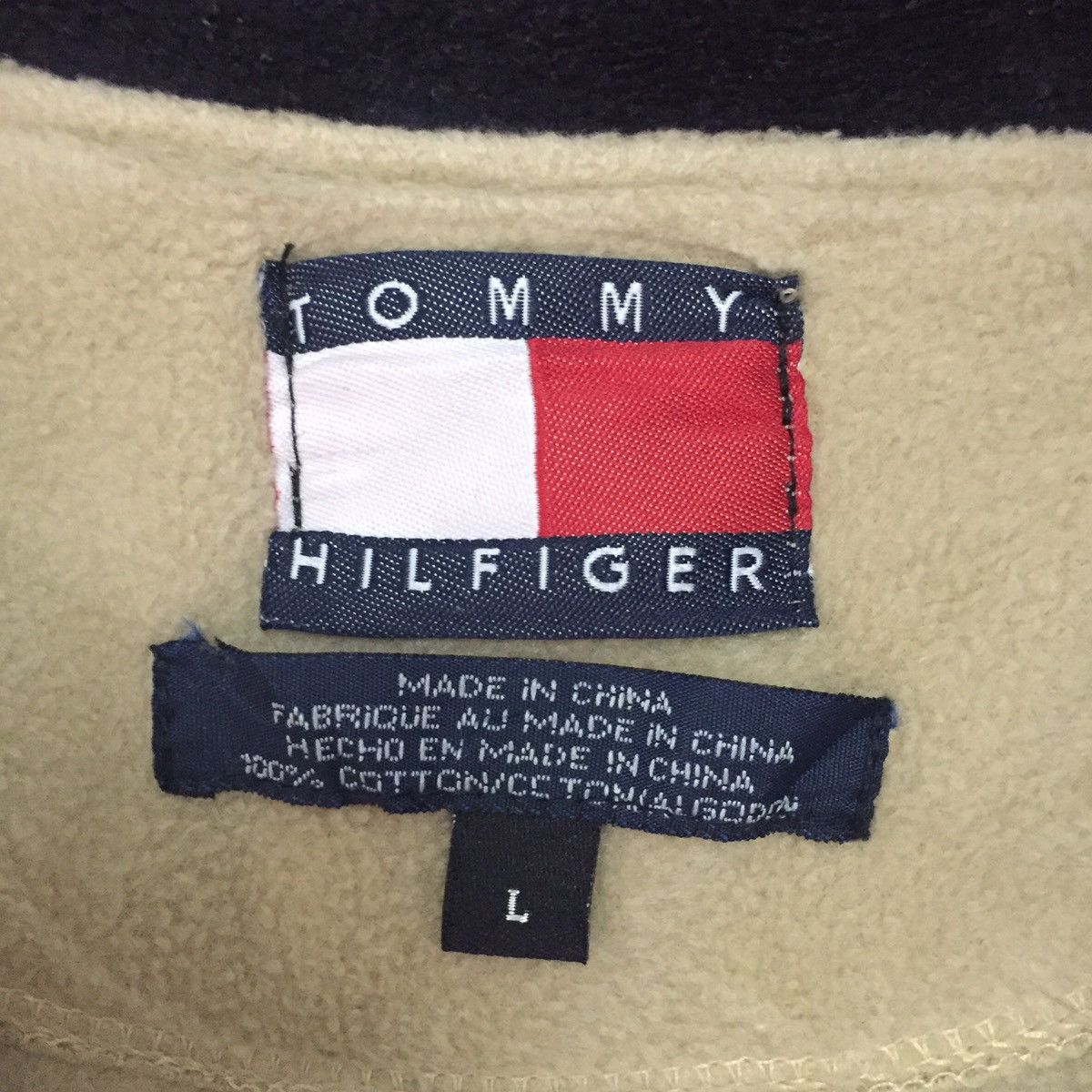 Tommy Hilfiger Tommy Hilfiger Half Zip Fleece Sweater Size US L / EU 52-54 / 3 - 10 Thumbnail