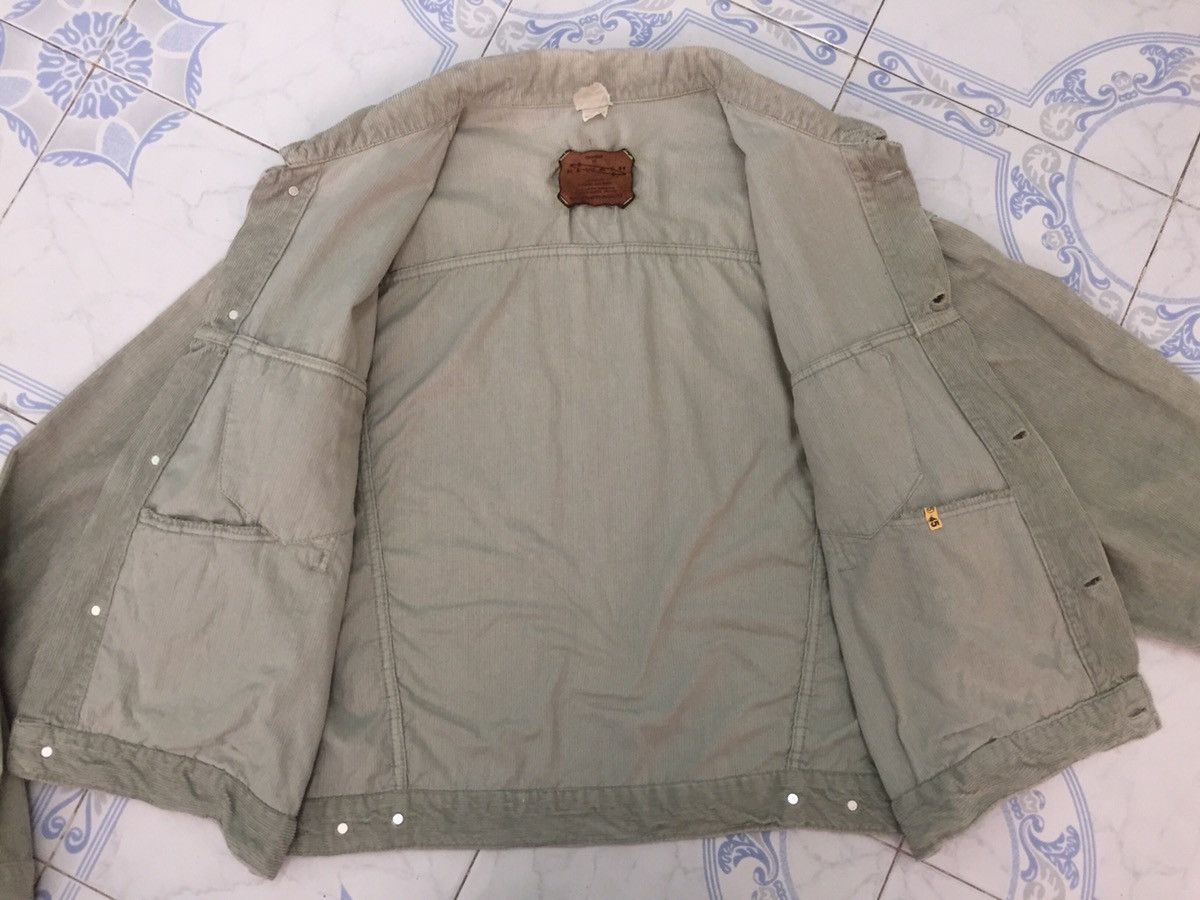 Japanese Brand Rewash Traditional Fit Corduroy Jacket Made in France Size US XL / EU 56 / 4 - 14 Thumbnail