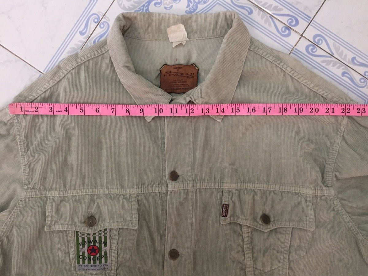 Japanese Brand Rewash Traditional Fit Corduroy Jacket Made in France Size US XL / EU 56 / 4 - 20 Thumbnail