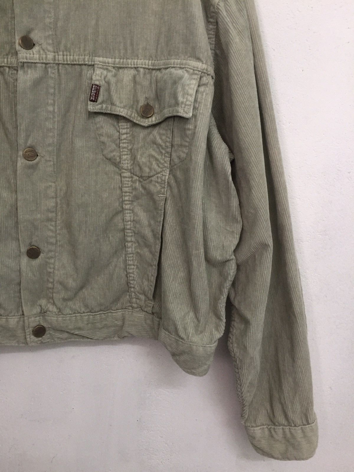Japanese Brand Rewash Traditional Fit Corduroy Jacket Made in France Size US XL / EU 56 / 4 - 5 Thumbnail