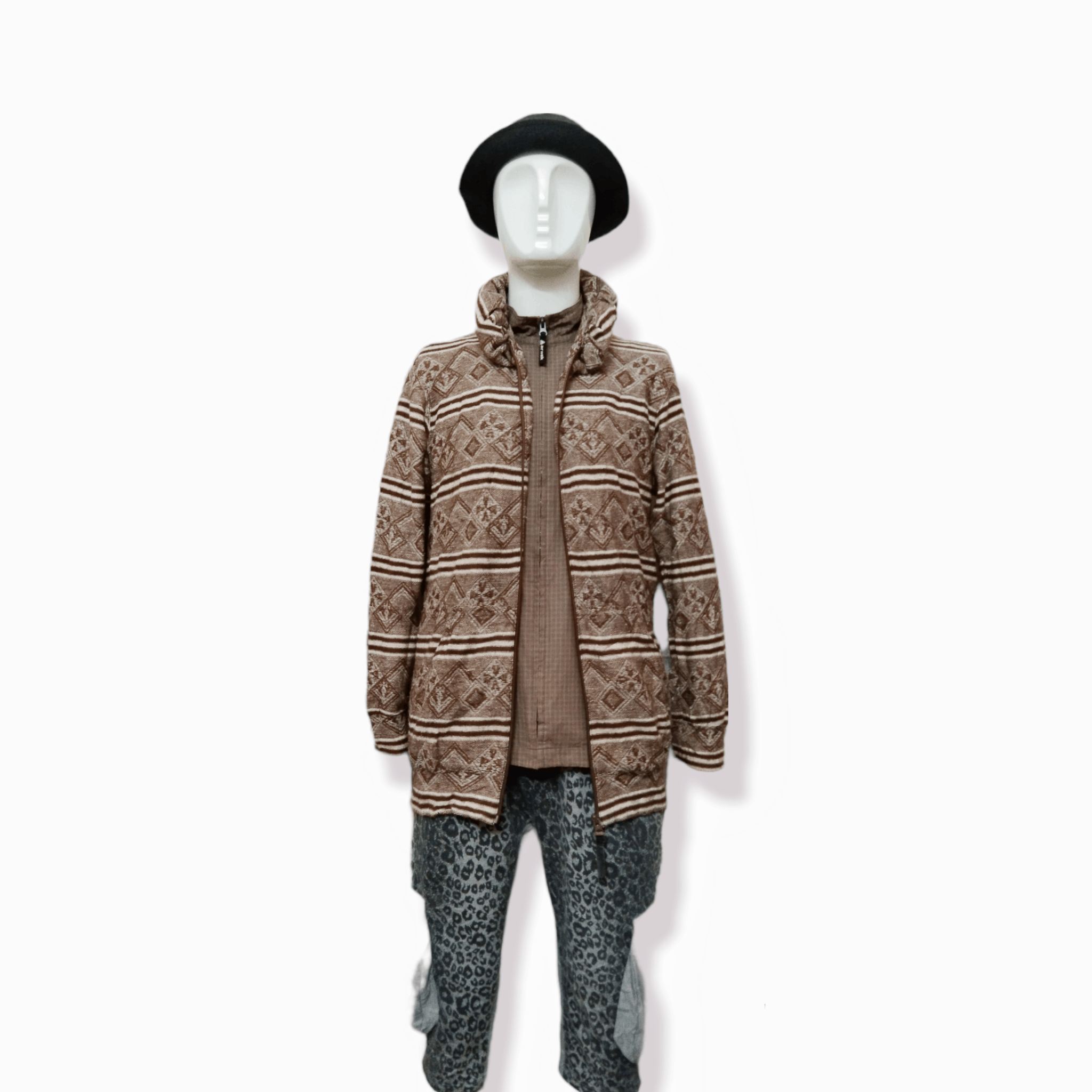 Issey Miyake MERCI BEAUCOUP (ISSEY MIYAKE) NAVAJO WEAVED JACKET Size US M / EU 48-50 / 2 - 5 Thumbnail