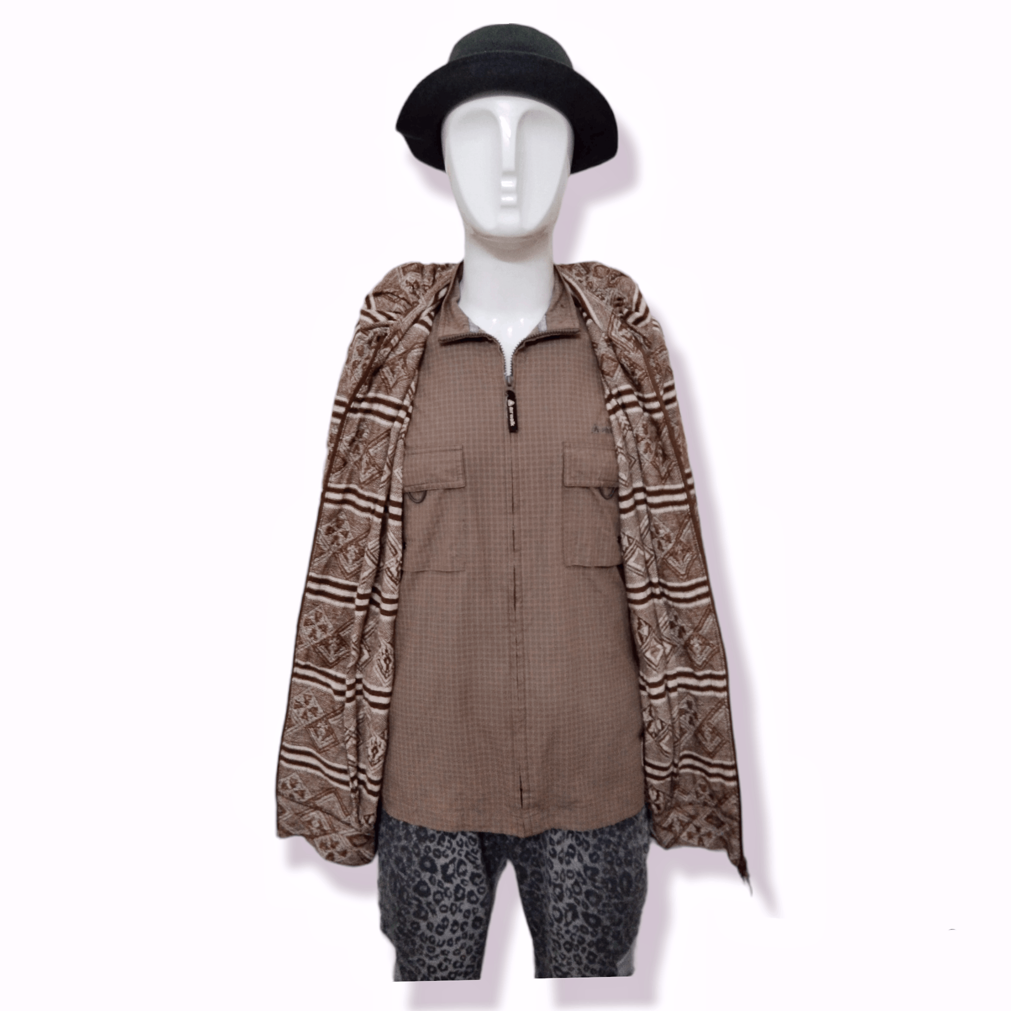 Issey Miyake MERCI BEAUCOUP (ISSEY MIYAKE) NAVAJO WEAVED JACKET Size US M / EU 48-50 / 2 - 14 Thumbnail