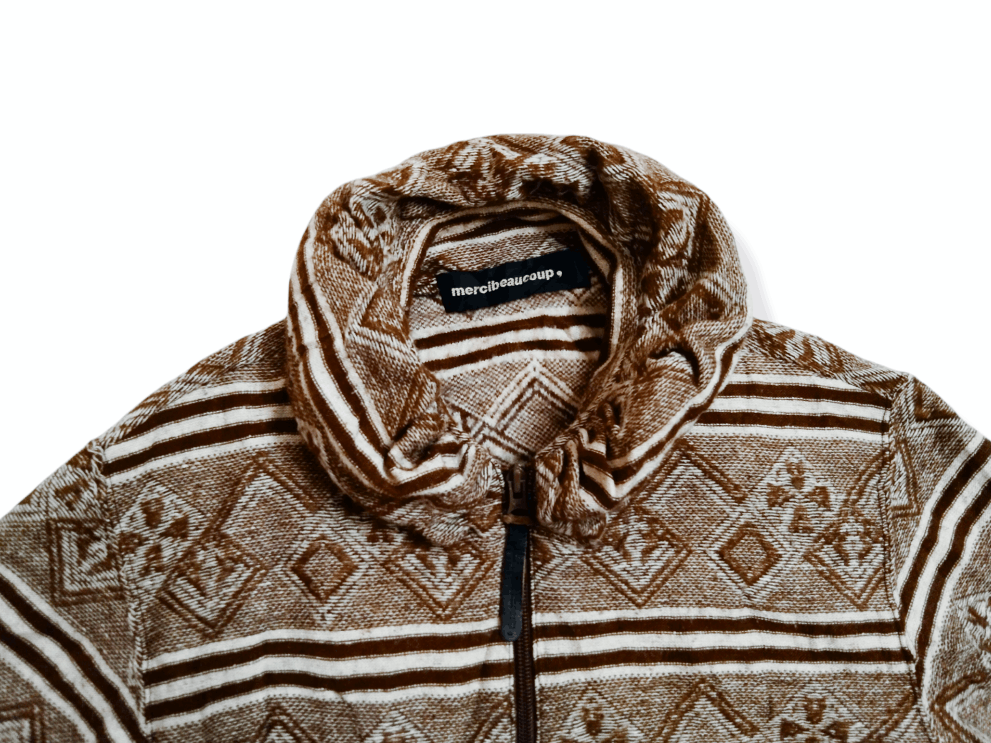 Issey Miyake MERCI BEAUCOUP (ISSEY MIYAKE) NAVAJO WEAVED JACKET Size US M / EU 48-50 / 2 - 15 Thumbnail