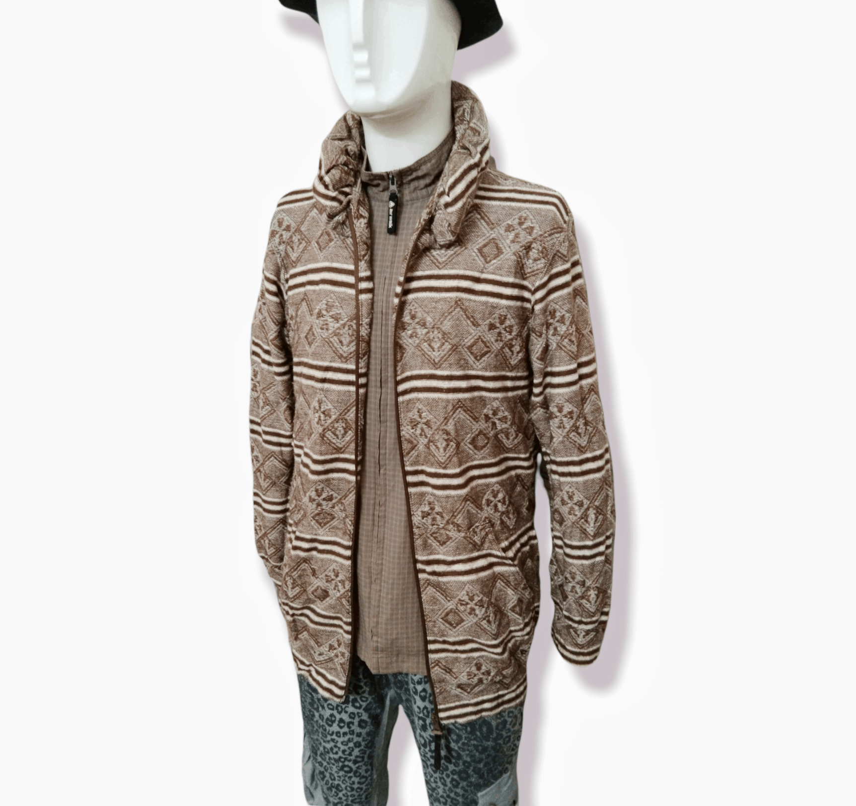 Issey Miyake MERCI BEAUCOUP (ISSEY MIYAKE) NAVAJO WEAVED JACKET Size US M / EU 48-50 / 2 - 2 Thumbnail