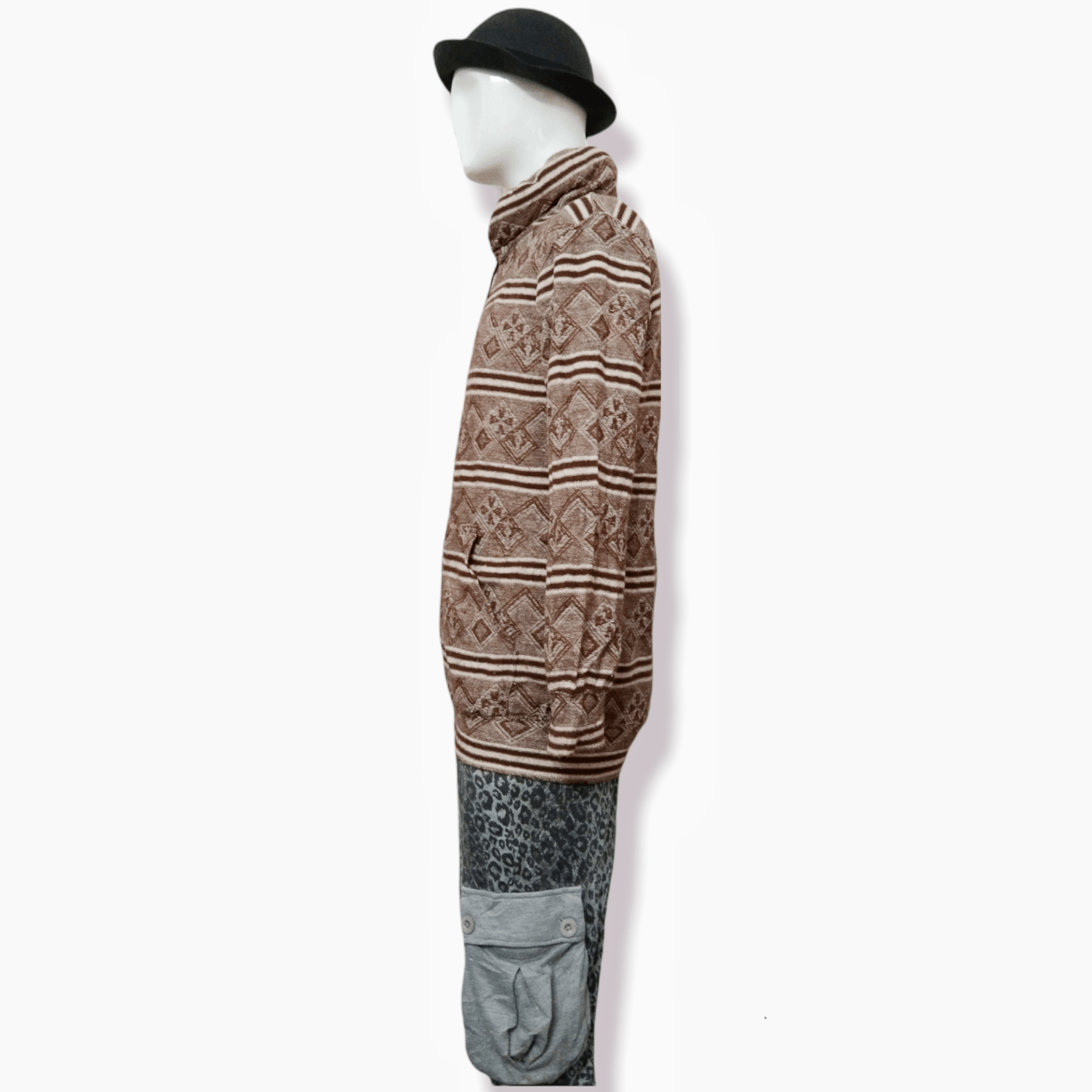 Issey Miyake MERCI BEAUCOUP (ISSEY MIYAKE) NAVAJO WEAVED JACKET Size US M / EU 48-50 / 2 - 9 Thumbnail