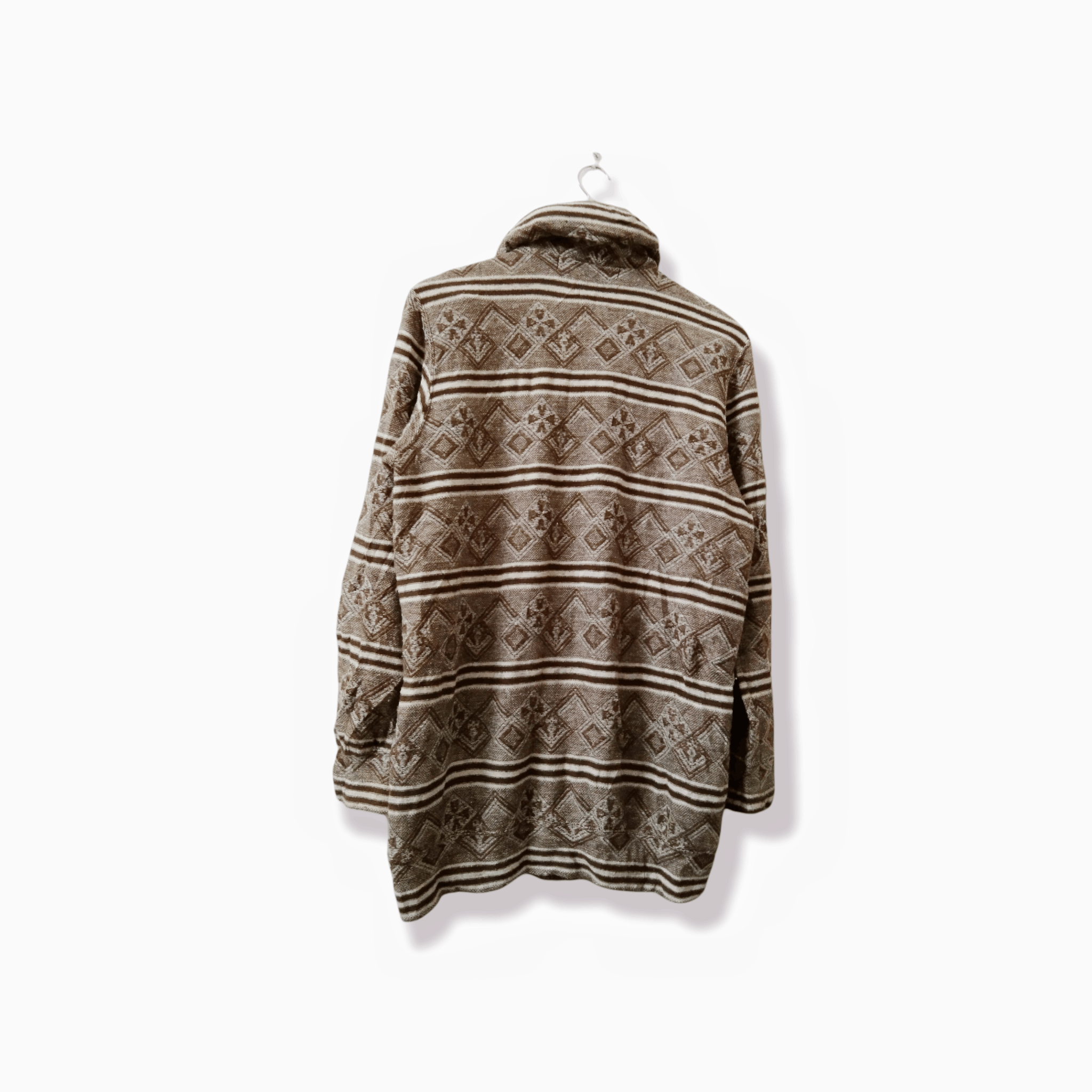 Issey Miyake MERCI BEAUCOUP (ISSEY MIYAKE) NAVAJO WEAVED JACKET Size US M / EU 48-50 / 2 - 4 Thumbnail