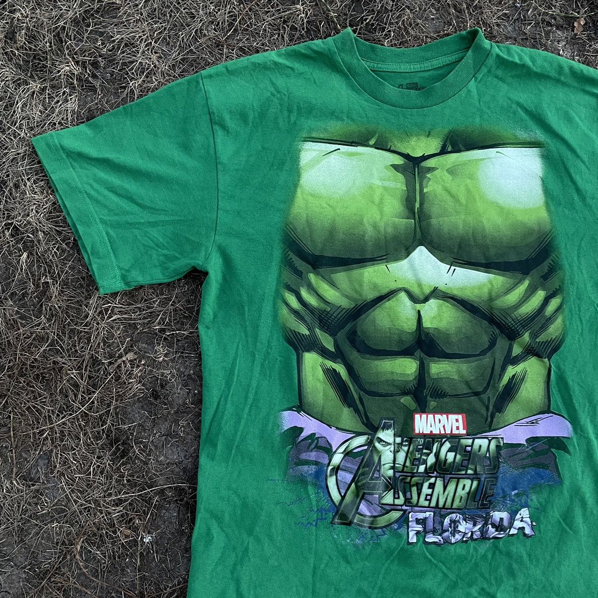 Cartoon Network Vintage Y2K Halk Horror Body Tee Marvel Humor Print Band Size US L / EU 52-54 / 3 - 4 Thumbnail