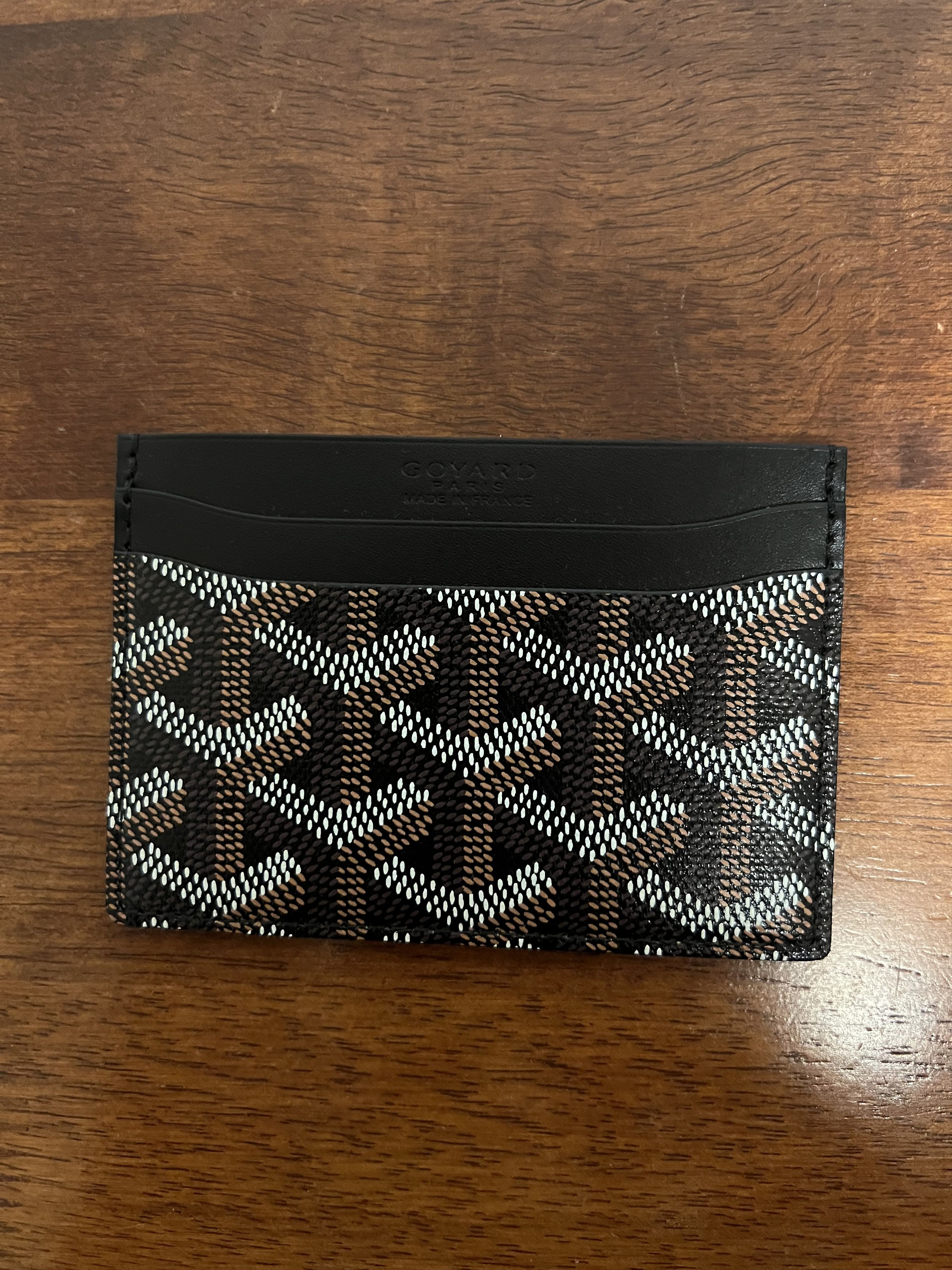 Goyard 💚 NEW Goyard Saint Sulpice Black Cardholder Wallet Size ONE SIZE - 3 Thumbnail
