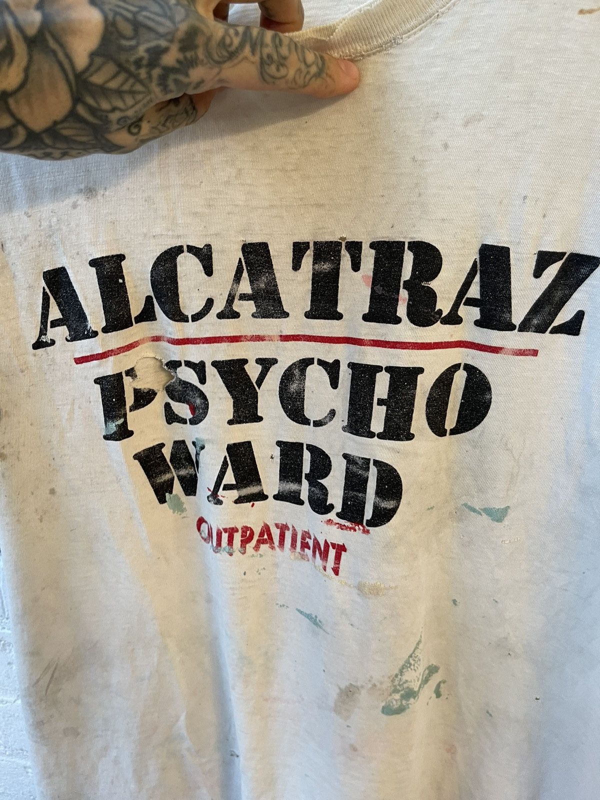 Vintage Vintage THRASHED PYSCHO WARD SHIRT 4Gseller Size US XL / EU 56 / 4 - 6 Thumbnail