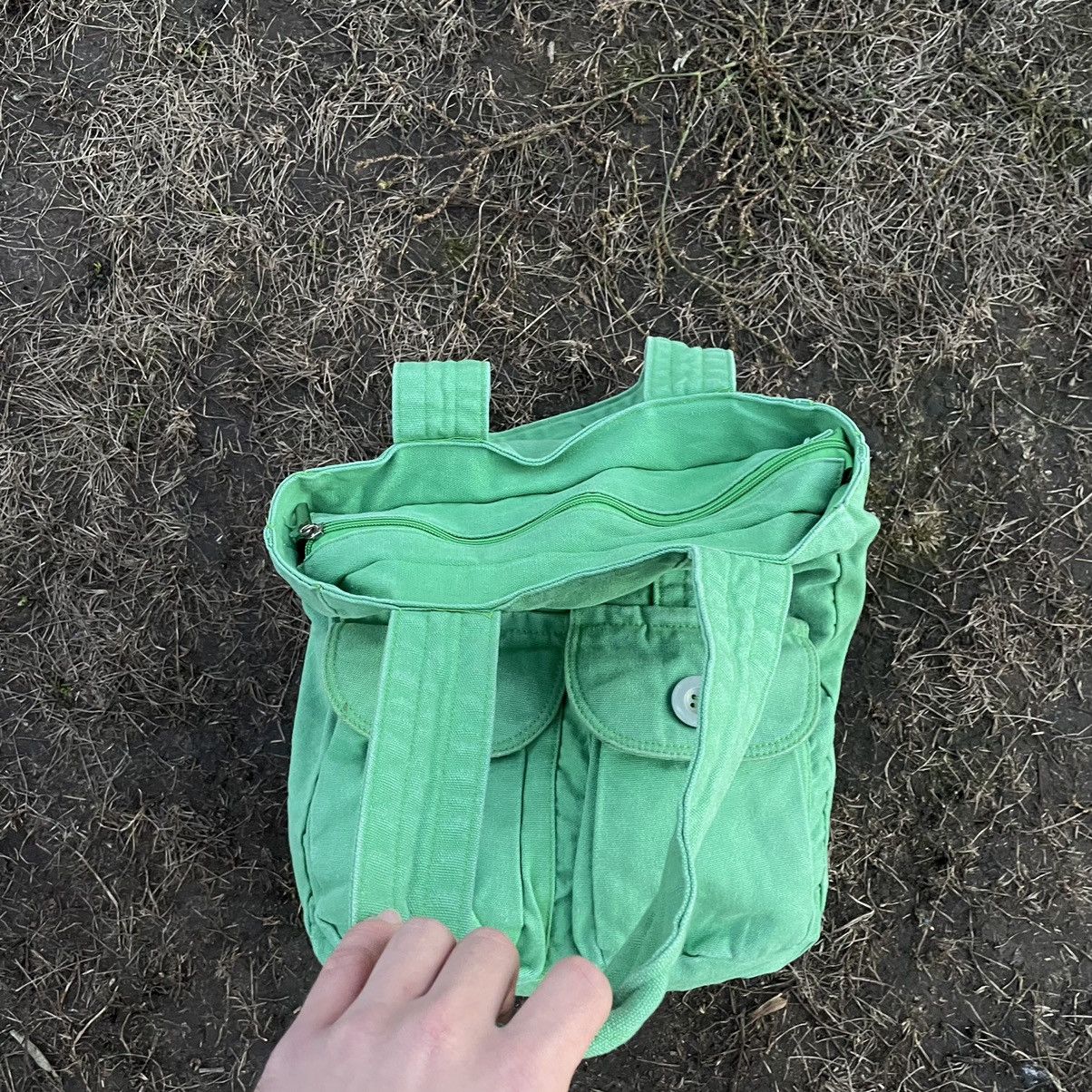 Vintage Vintage Y2K Mint Cargo Tote Bag Pockets Streetwear Baggy OS Size ONE SIZE - 4 Thumbnail