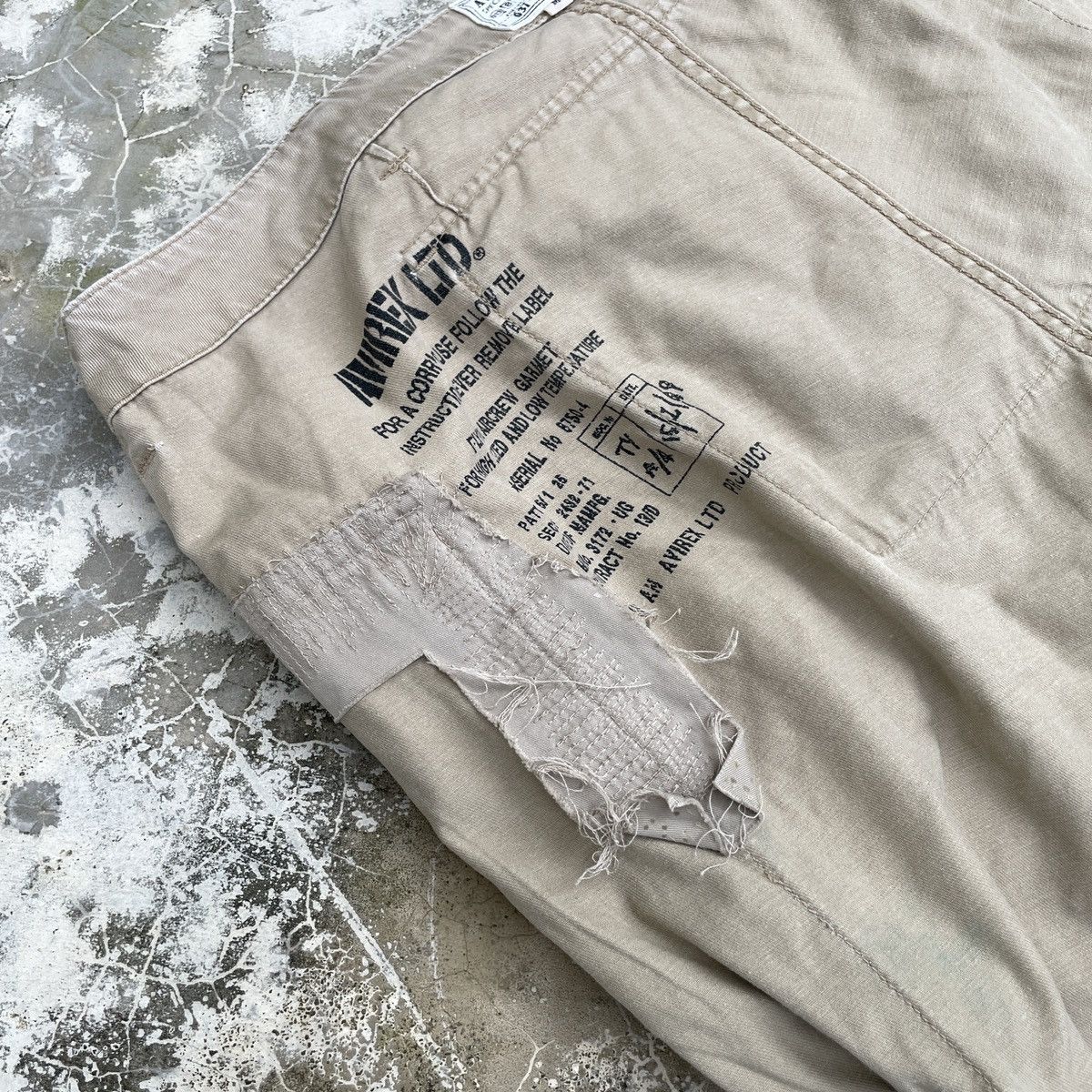 Avirex × Vintage Avirex Distressed Faded Monkey Pants Size US 33 - 13 Thumbnail