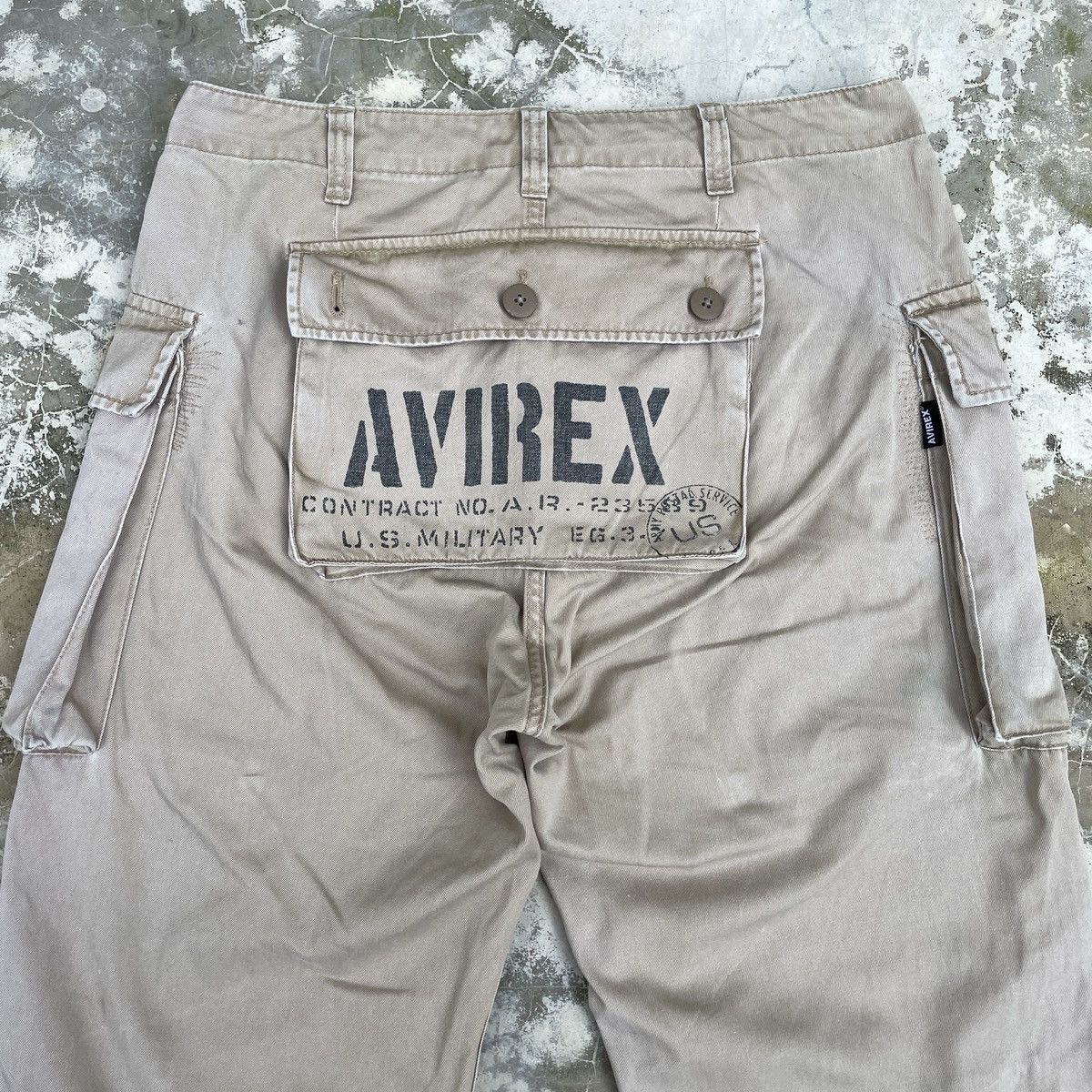 Avirex × Vintage Avirex Distressed Faded Monkey Pants Size US 33 - 6 Thumbnail