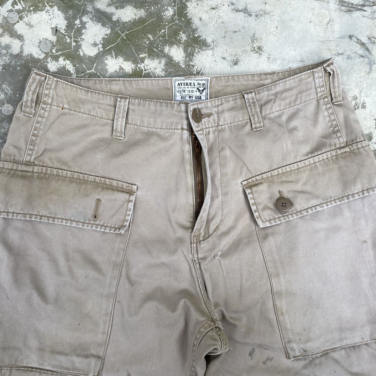 Avirex × Vintage Avirex Distressed Faded Monkey Pants Size US 33 - 4 Thumbnail