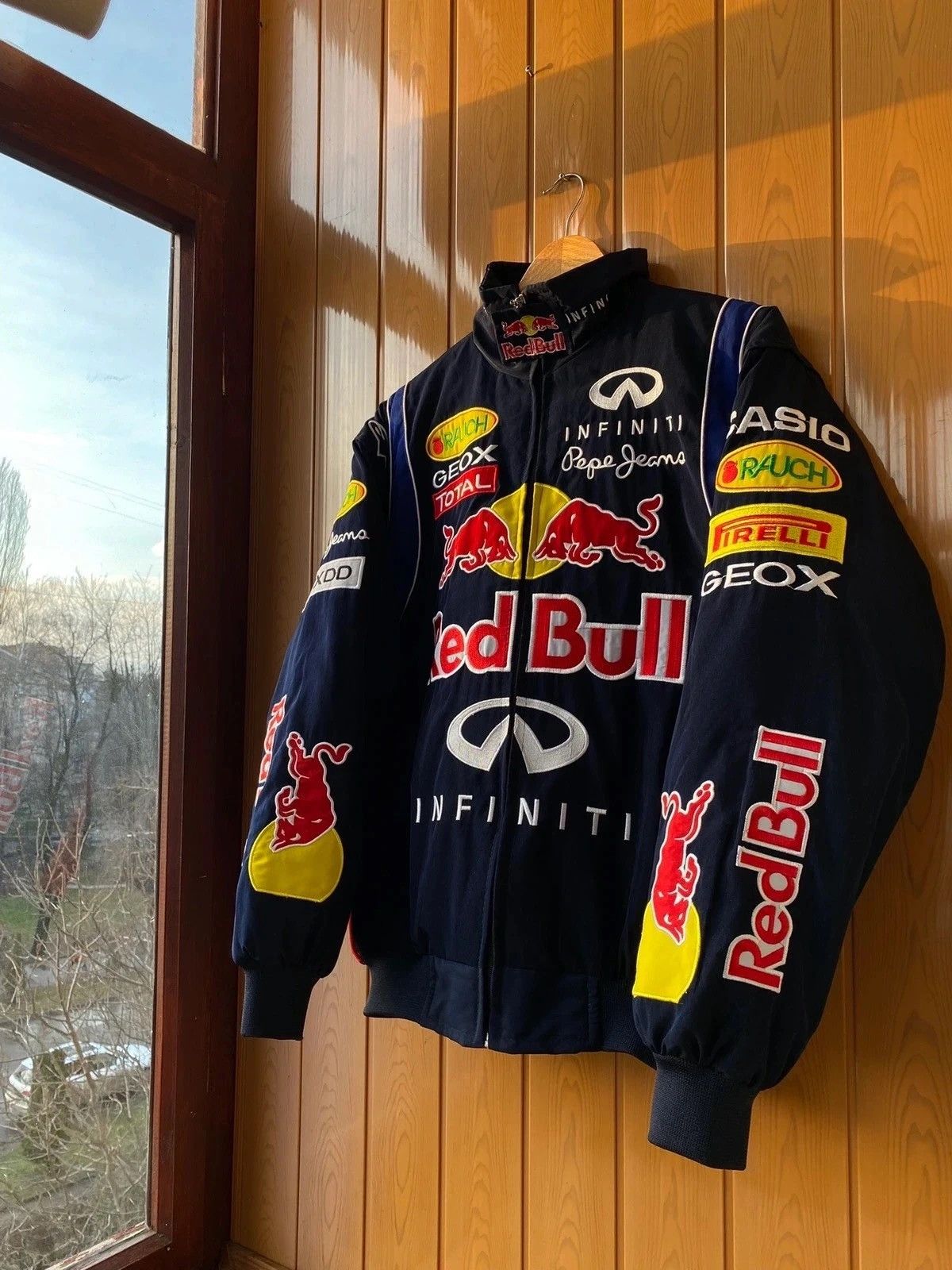 Racing × Red Bull × Vintage Vintage Red Bull Formula 1 Sebastian Vettel Racing  Jacket | Grailed