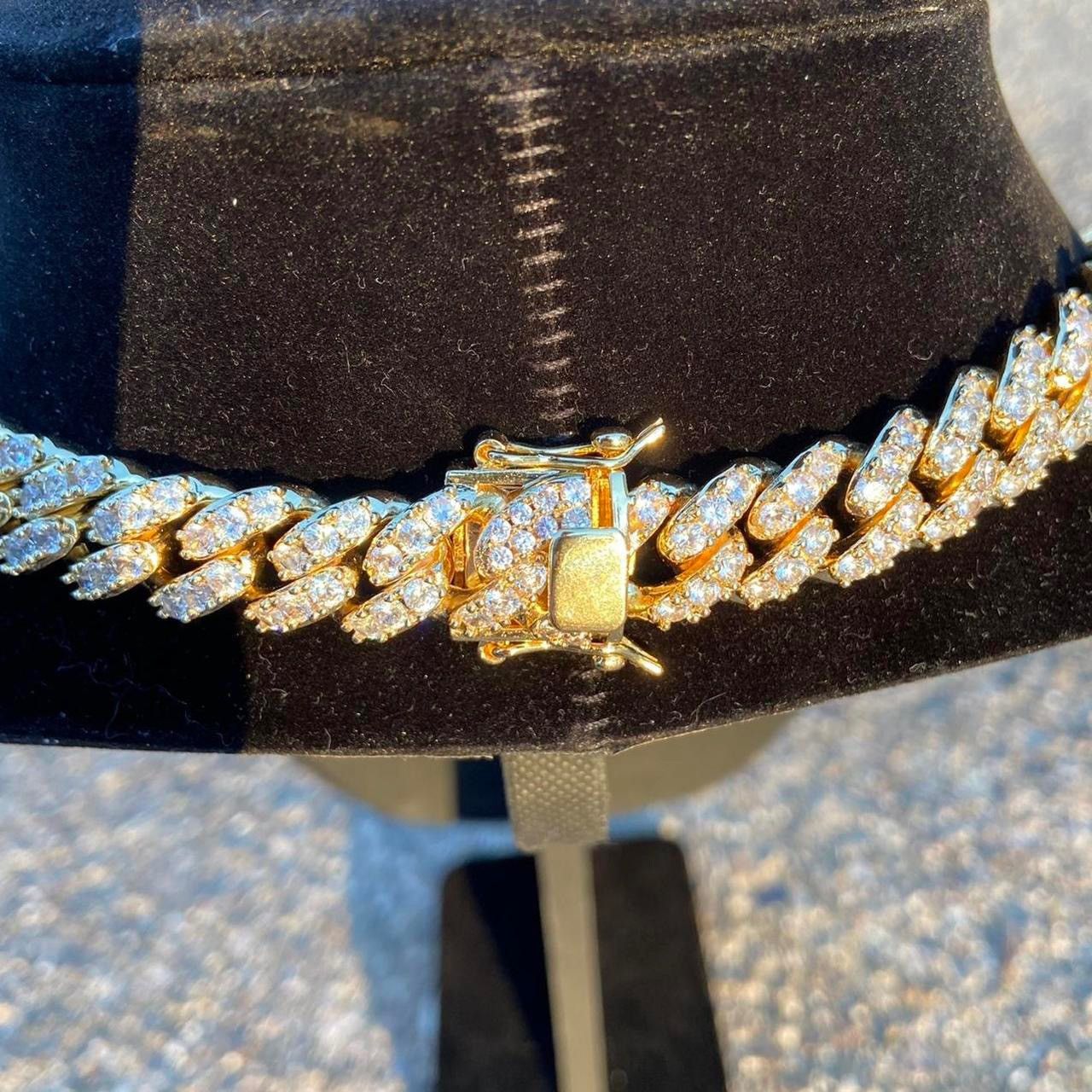 Other Gold Chain 14k Gold Diamond Cuban Chain 20in 12mm Size ONE SIZE - 4 Thumbnail
