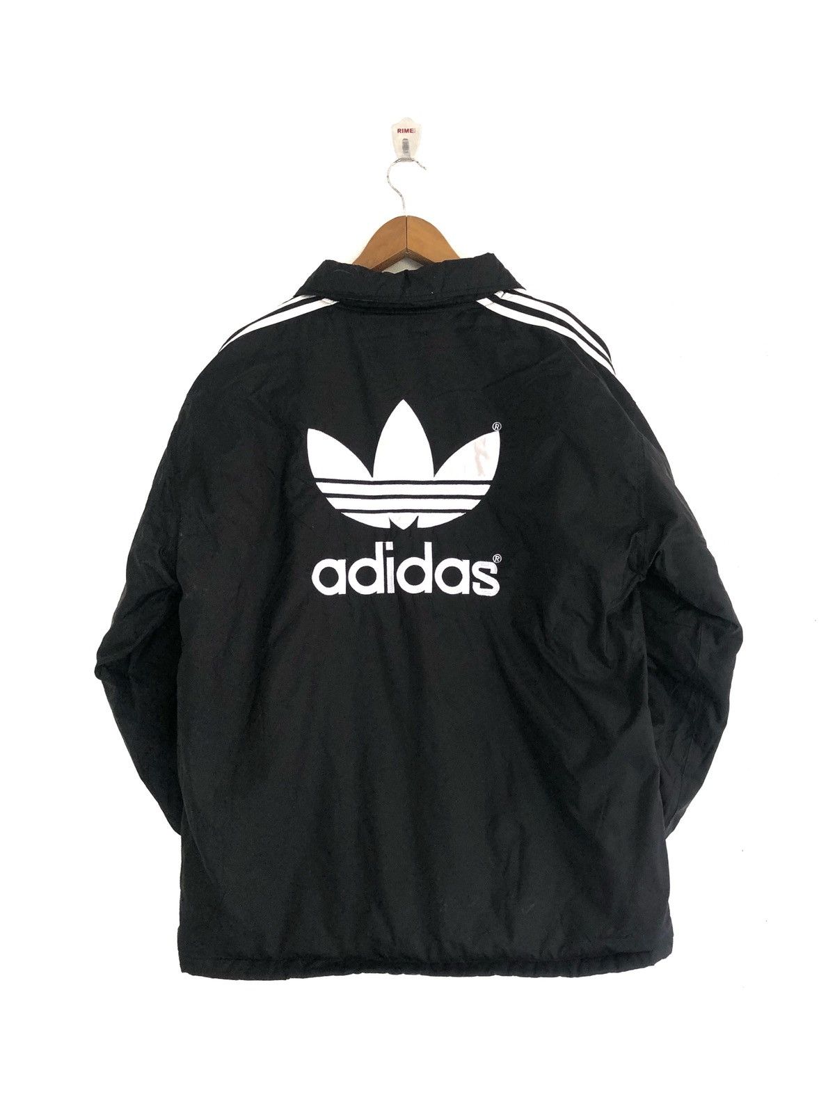 Adidas × Vintage Adidas windbreaker Jacket Big Logo Fashion Week Size US L / EU 52-54 / 3 - 1 Thumbnail