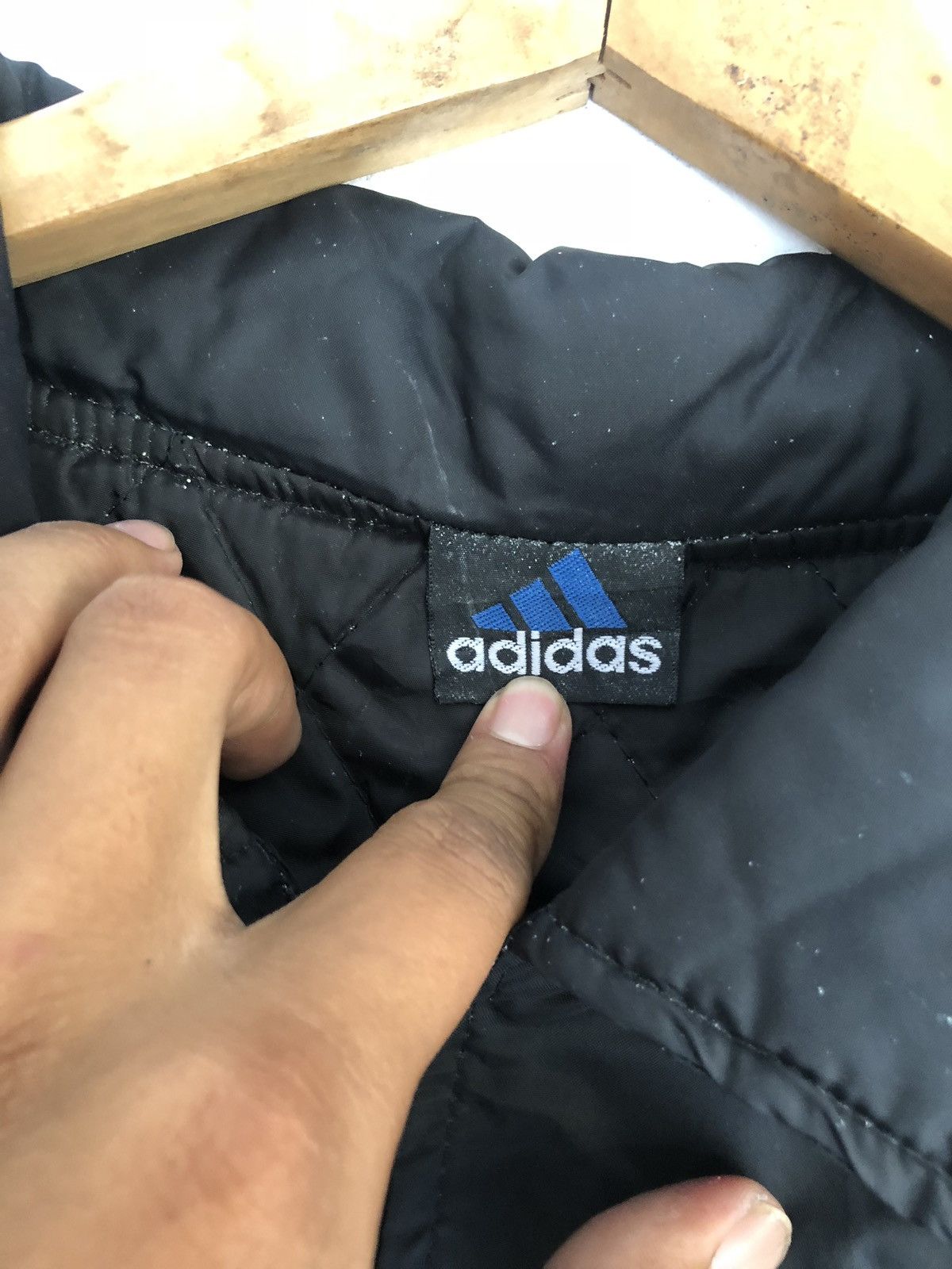 Adidas × Vintage Adidas windbreaker Jacket Big Logo Fashion Week Size US L / EU 52-54 / 3 - 5 Thumbnail