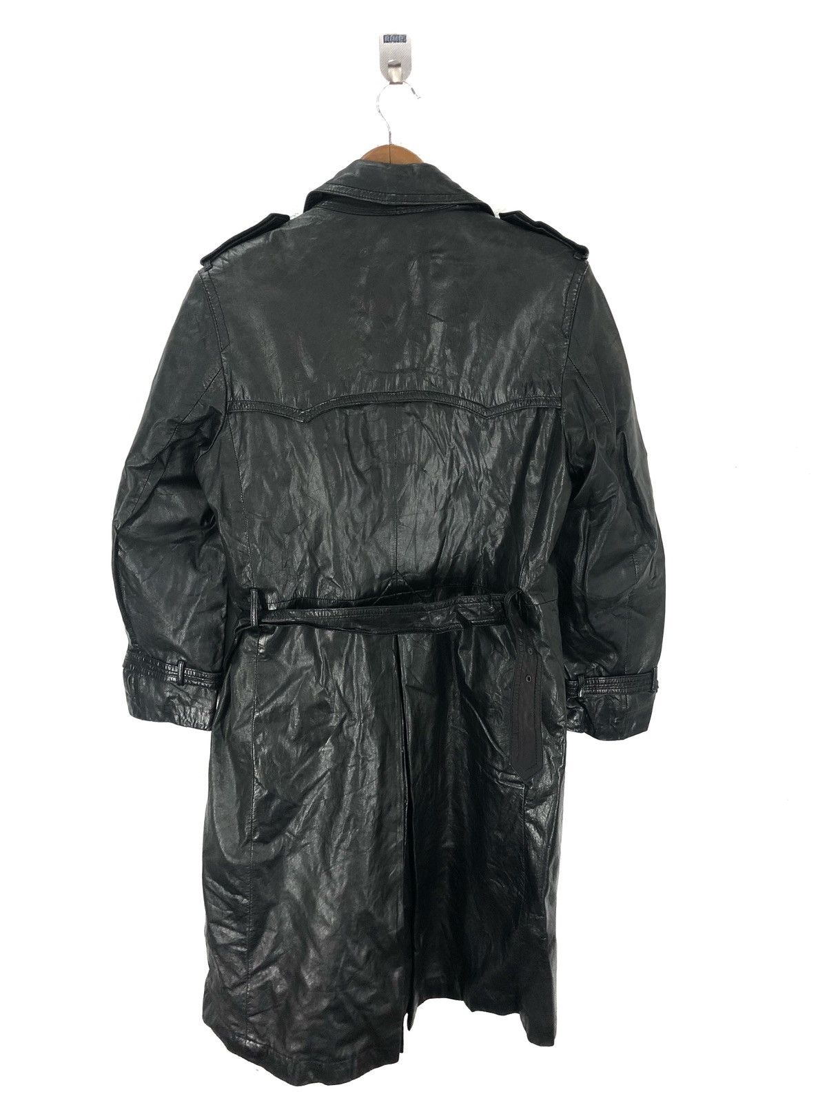 Japanese Brand long leather jacket Size US M / EU 48-50 / 2 - 2 Thumbnail