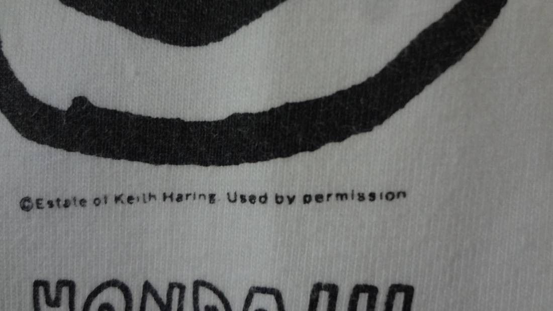 Keith Haring KEITH HARING POP SHOP Rare vintage cotton T SHIRT estate Size US L / EU 52-54 / 3 - 3 Thumbnail