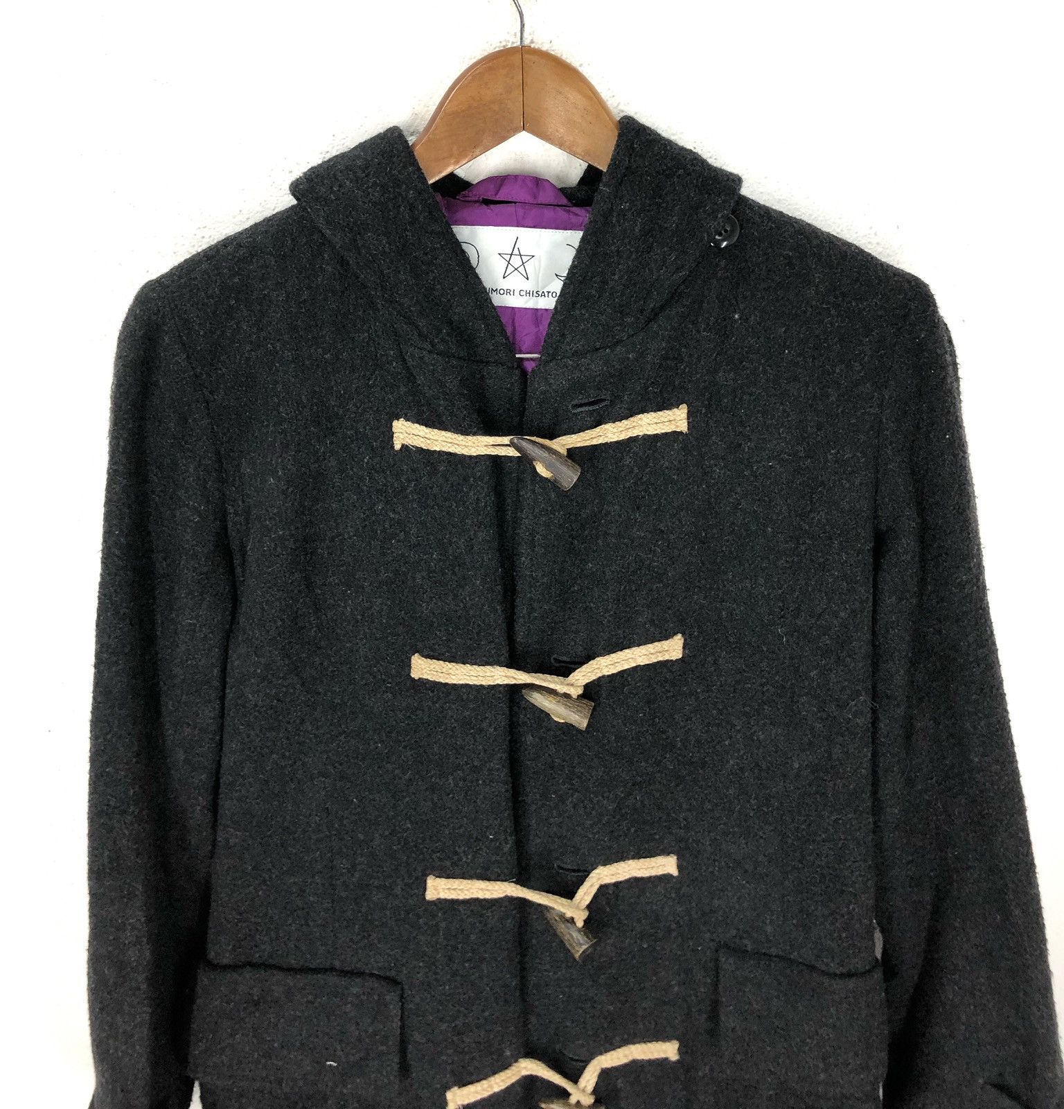 Issey Miyake Tsumori Chisto Wool Long Jacket cw21 Size US M / EU 48-50 / 2 - 3 Thumbnail