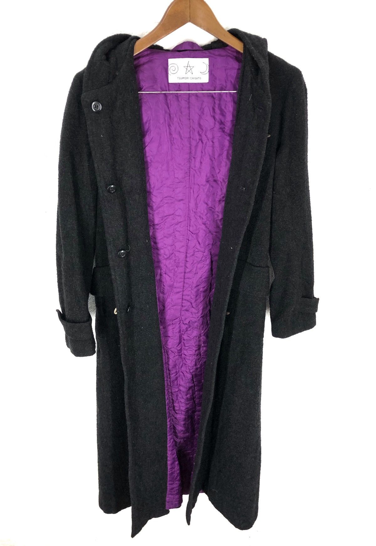 Issey Miyake Tsumori Chisto Wool Long Jacket cw21 Size US M / EU 48-50 / 2 - 10 Thumbnail